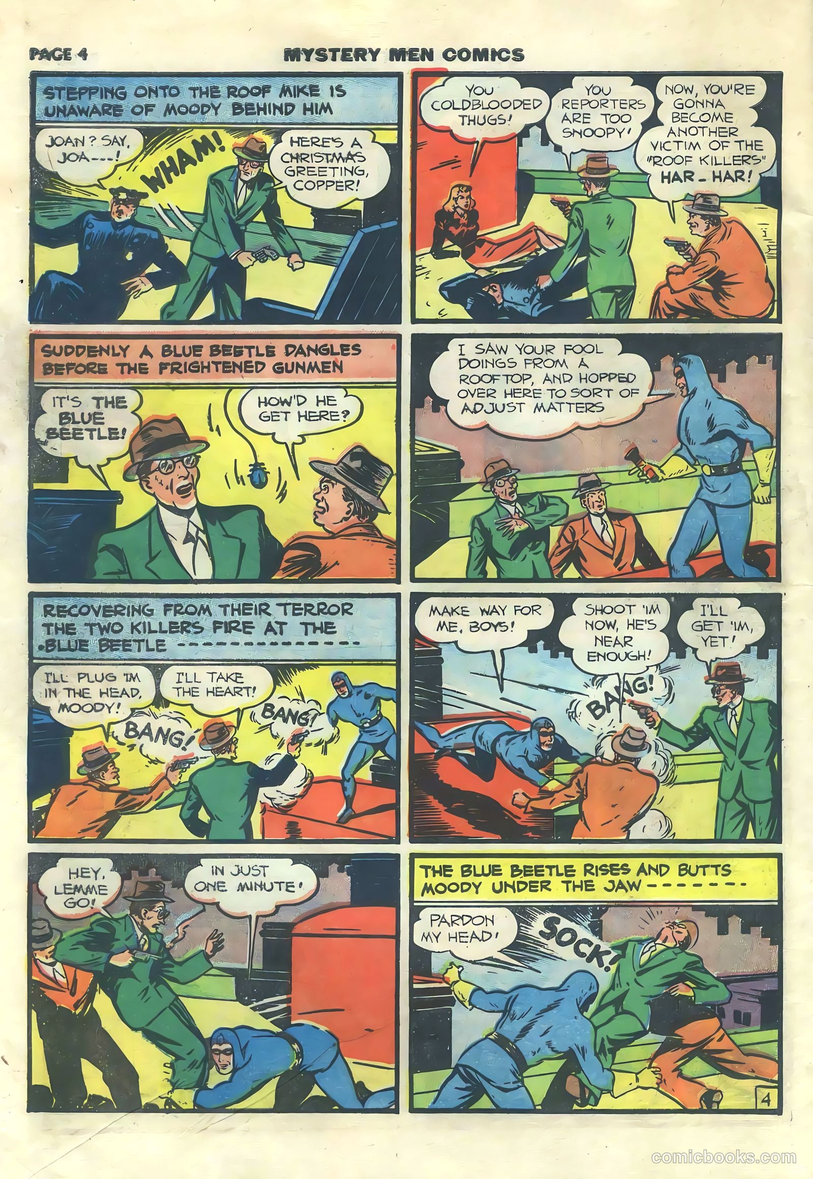 Mystery Men Comics #15 (1940) — page 6 of 68