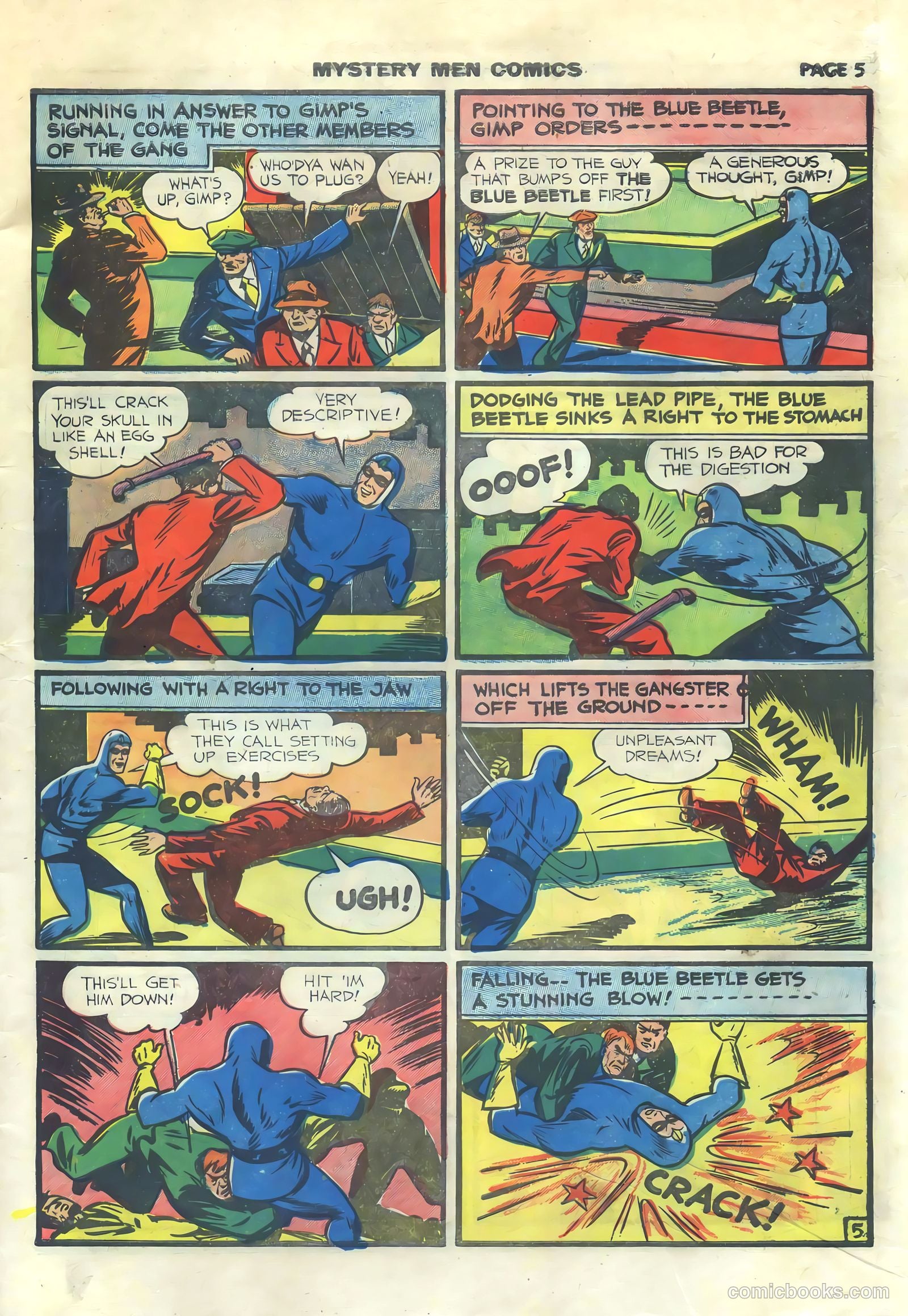 Mystery Men Comics #15 (1940) — page 7 of 68