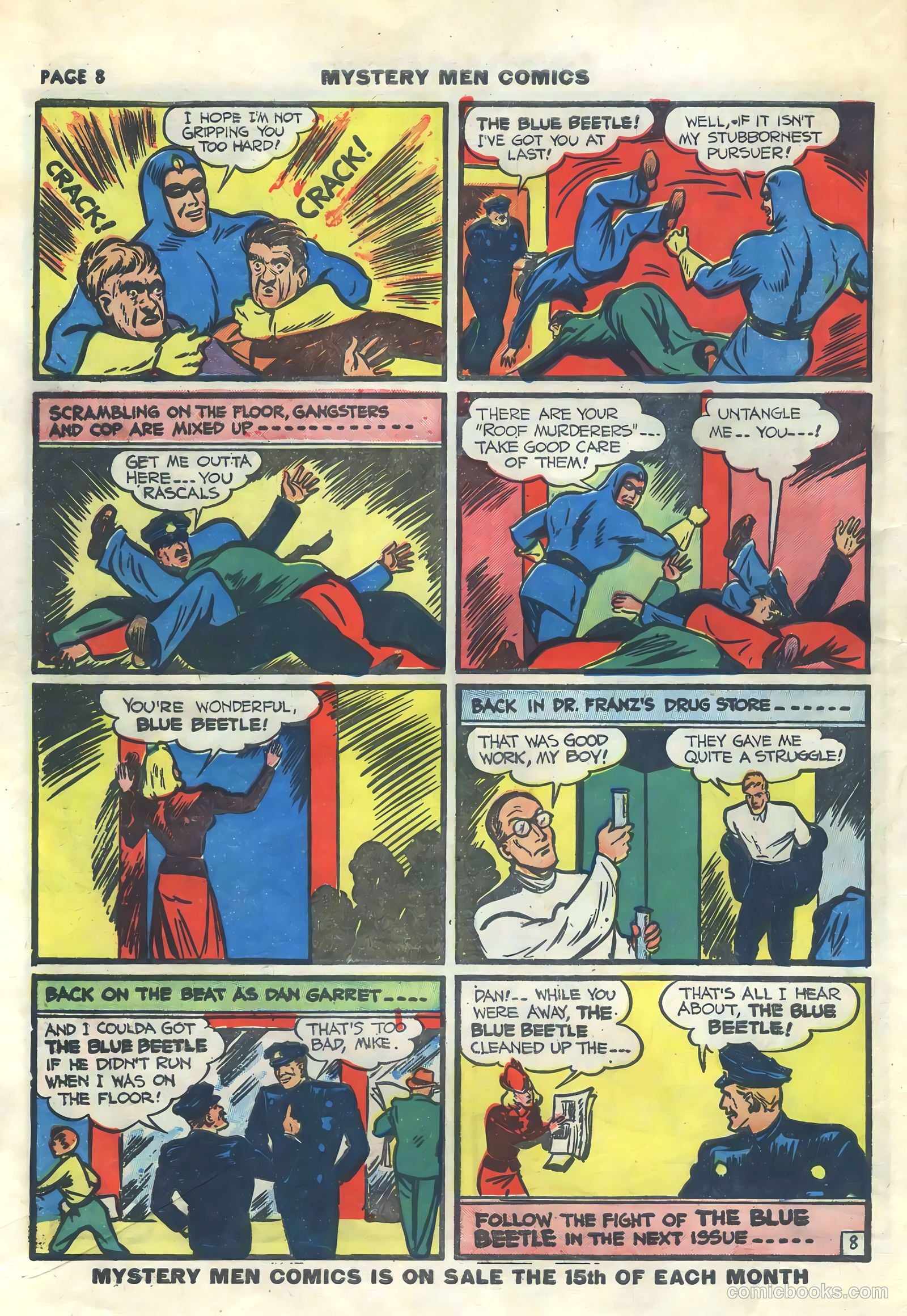 Mystery Men Comics #15 (1940) — page 10 of 68