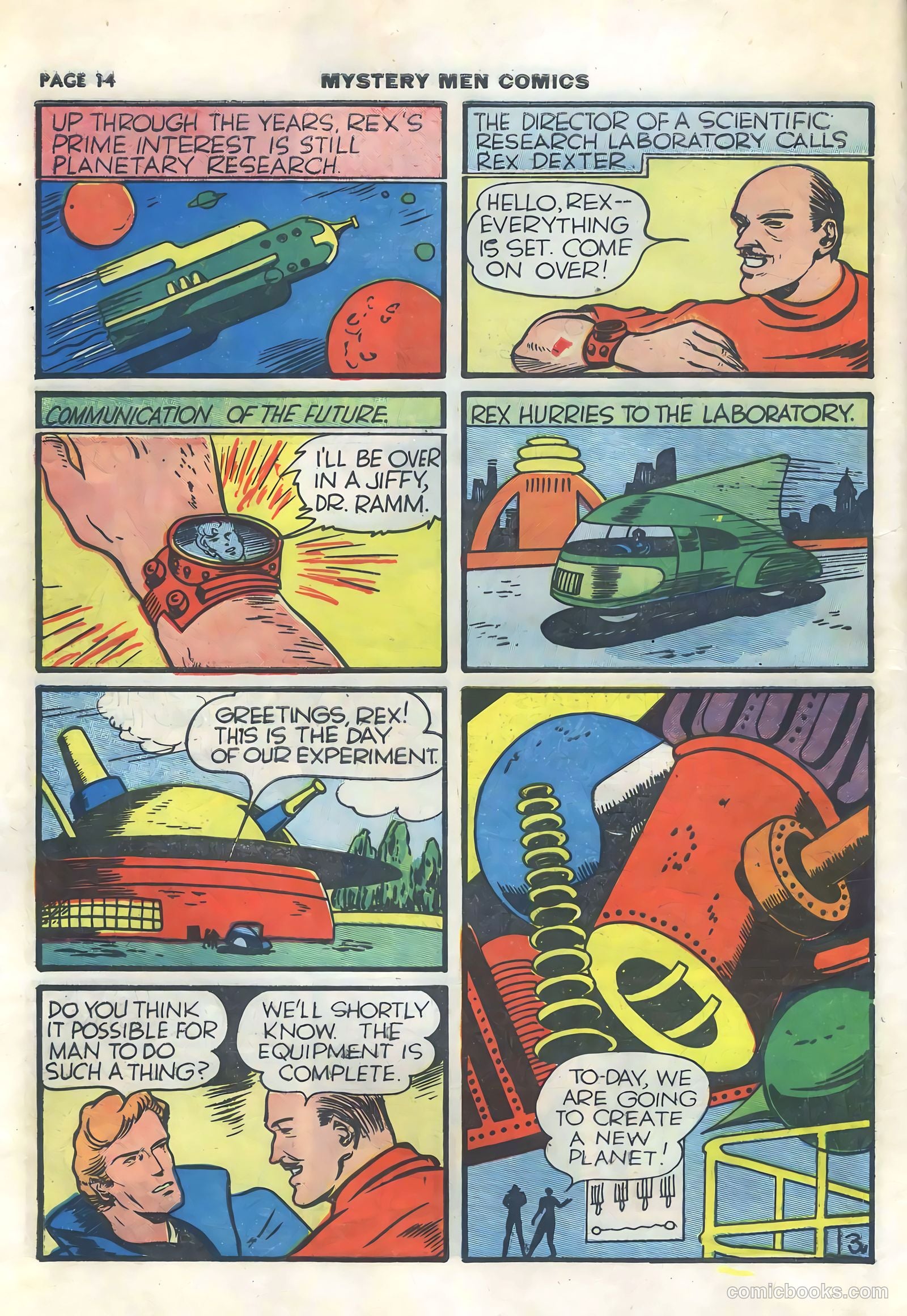 Mystery Men Comics #15 (1940) — page 16 of 68