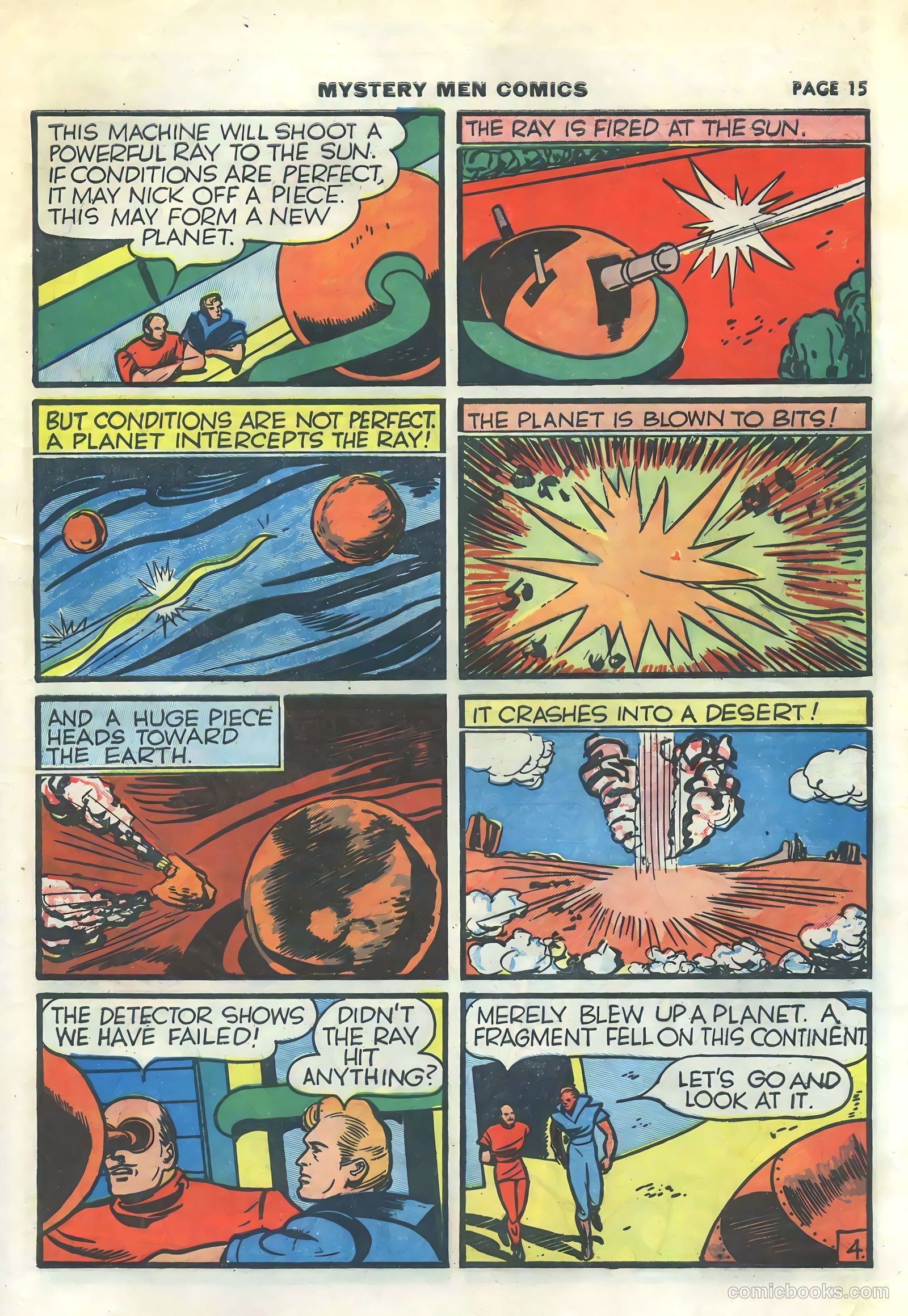Mystery Men Comics #15 (1940) — page 17 of 68
