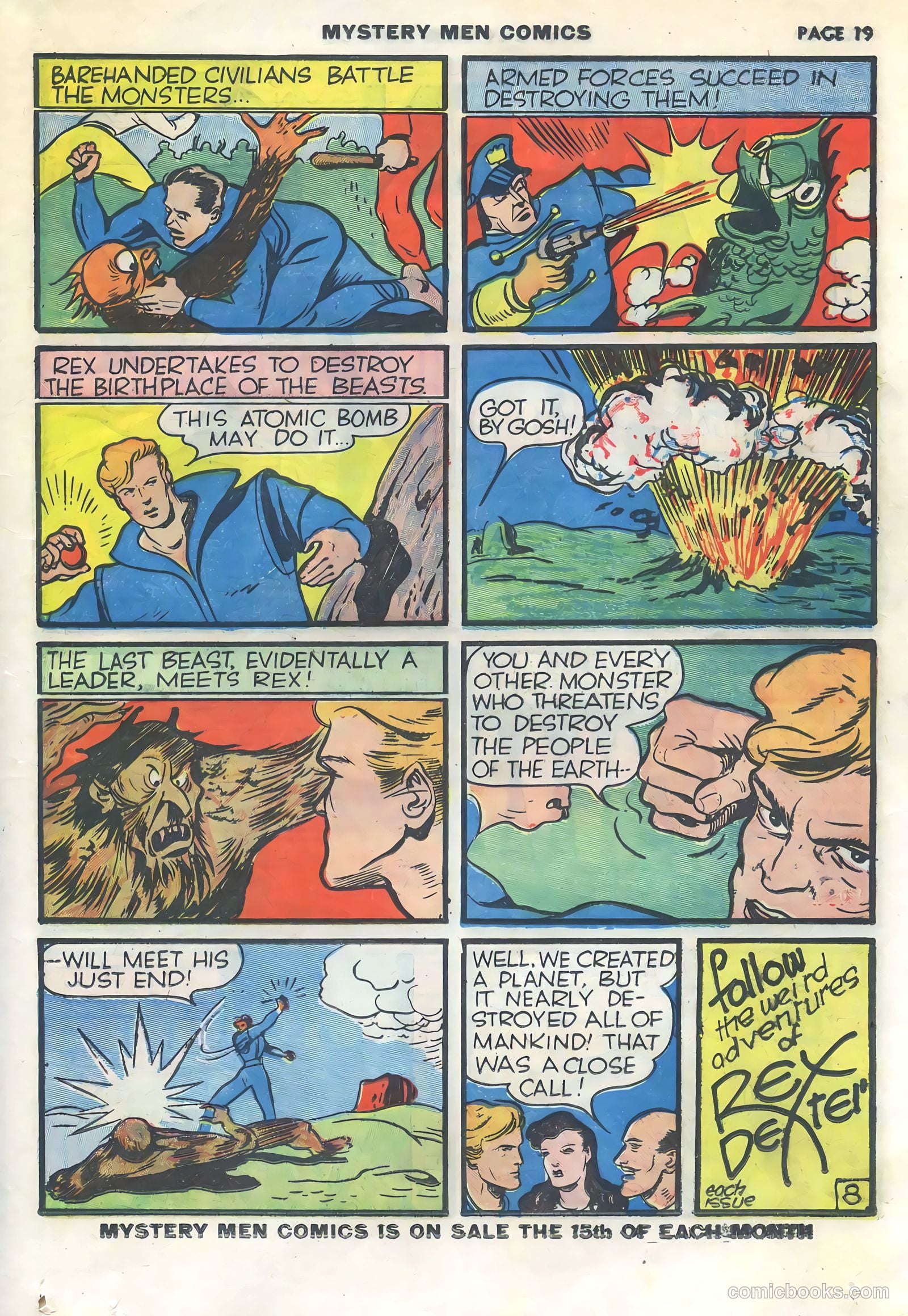 Mystery Men Comics #15 (1940) — page 21 of 68
