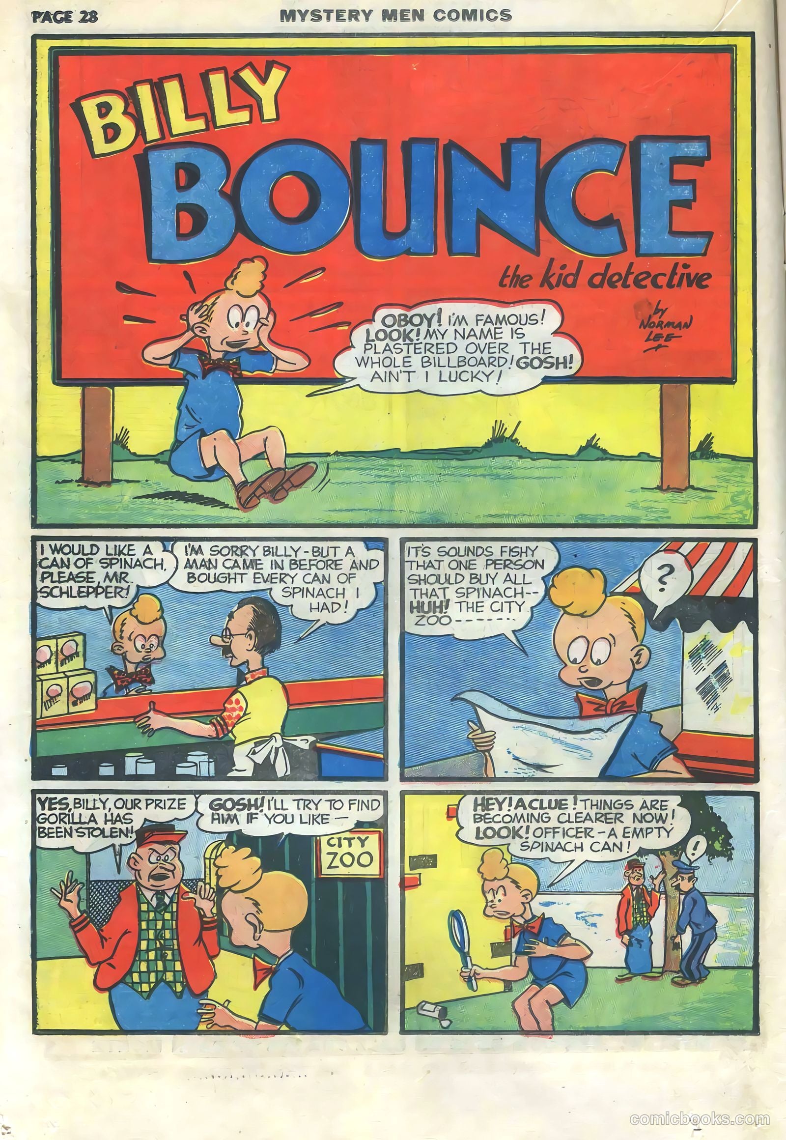 Mystery Men Comics #15 (1940) — page 30 of 68