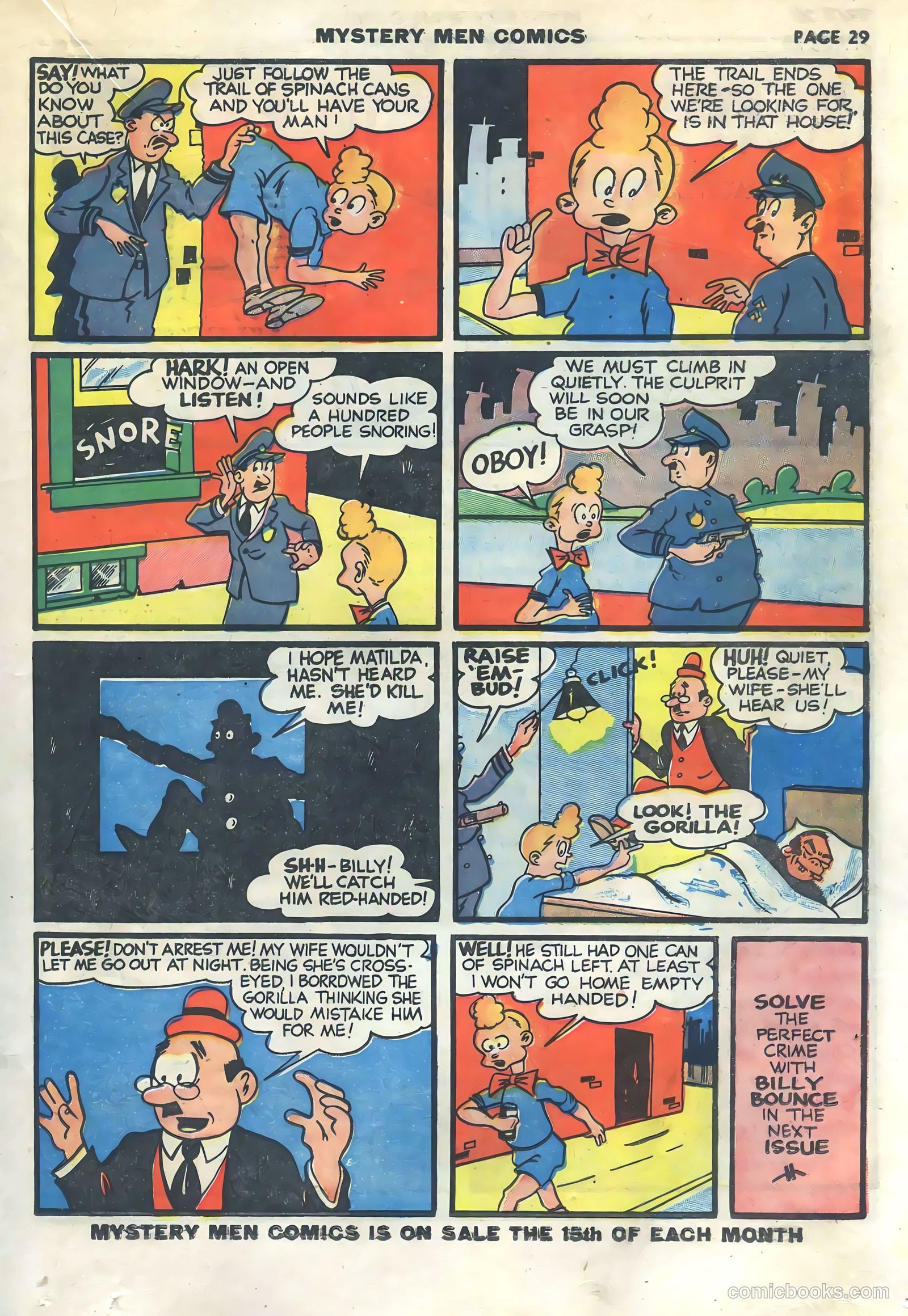 Mystery Men Comics #15 (1940) — page 31 of 68