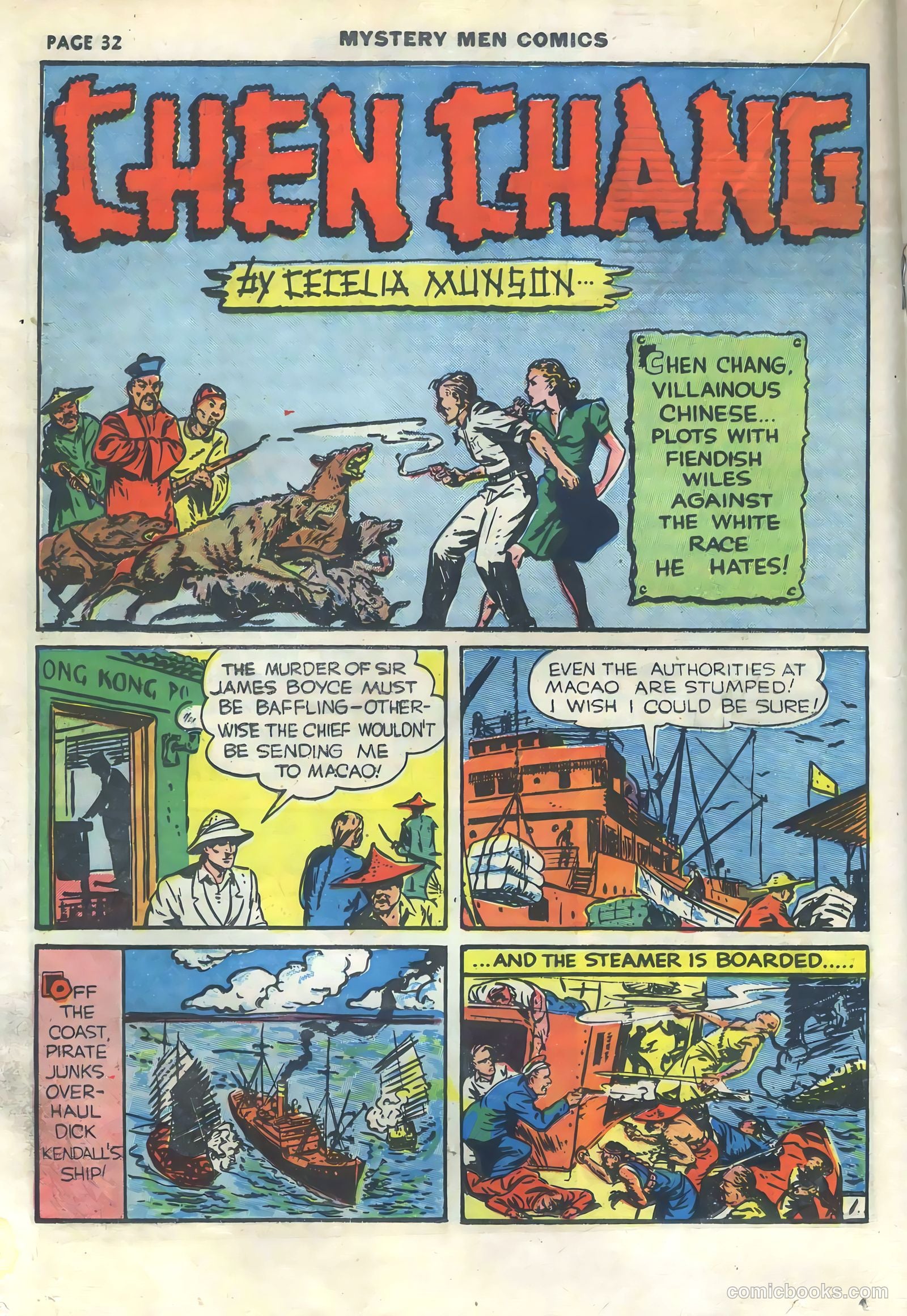 Mystery Men Comics #15 (1940) — page 34 of 68