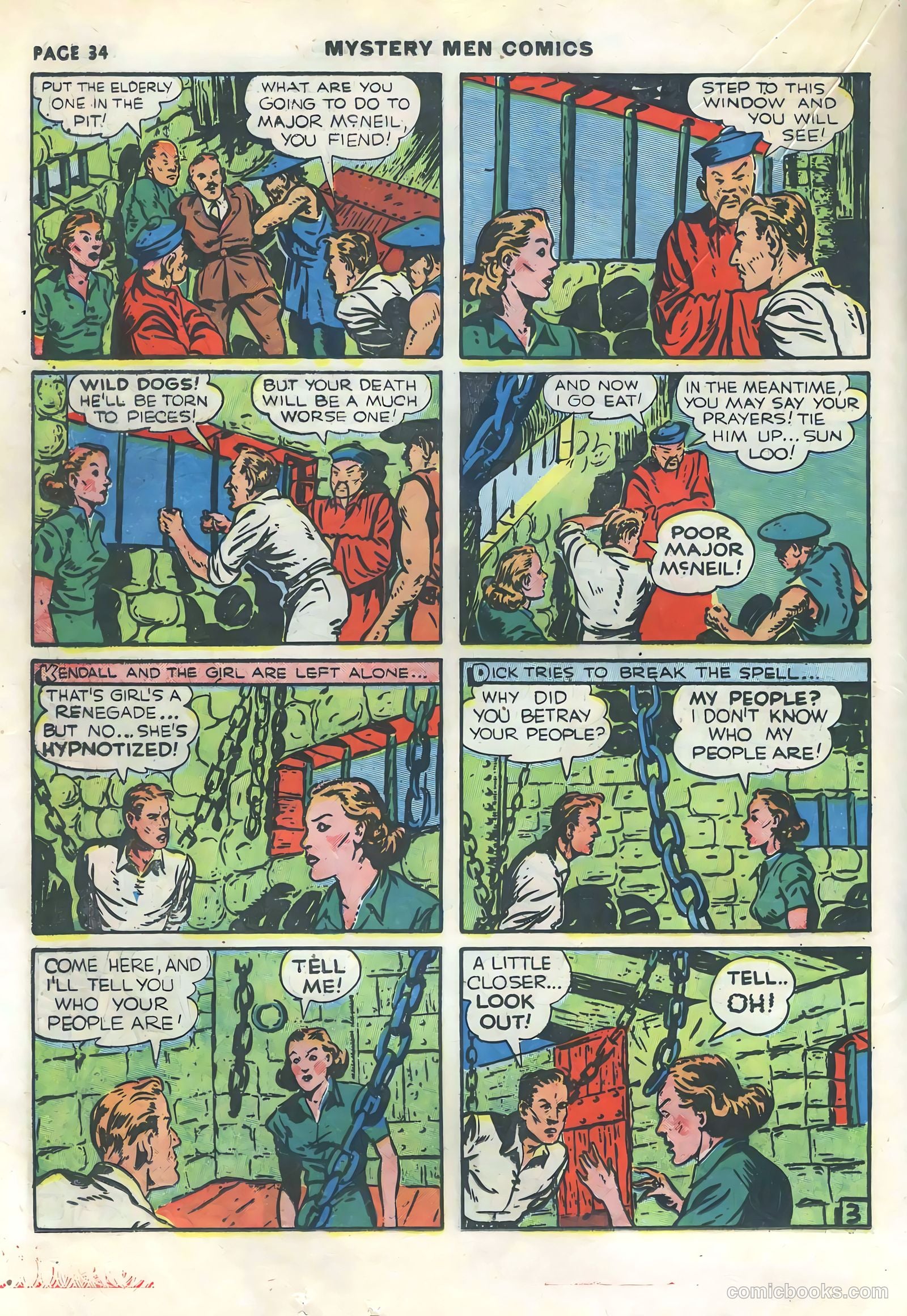 Mystery Men Comics #15 (1940) — page 36 of 68