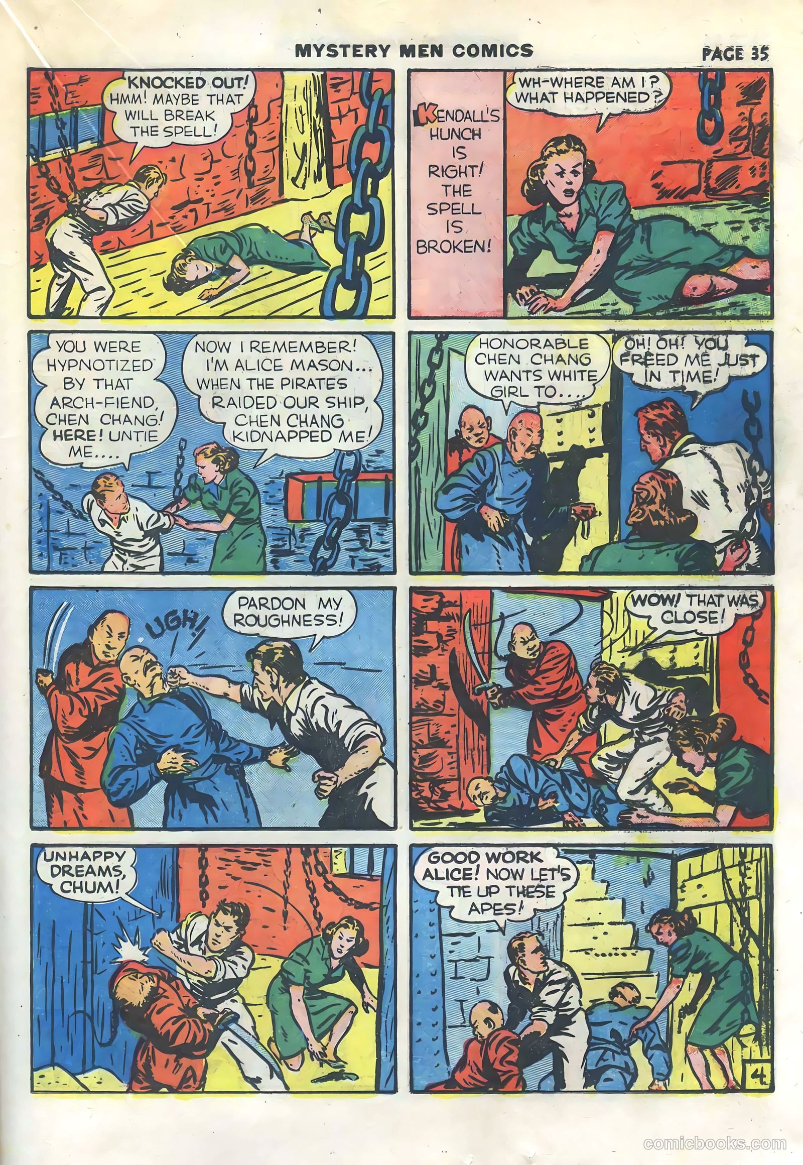 Mystery Men Comics #15 (1940) — page 37 of 68