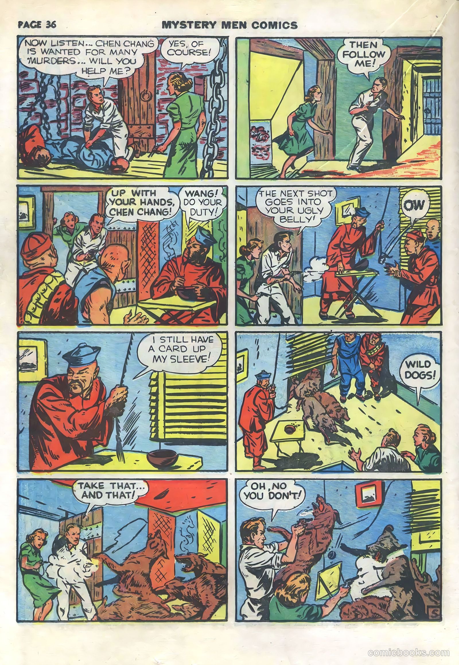 Mystery Men Comics #15 (1940) — page 38 of 68
