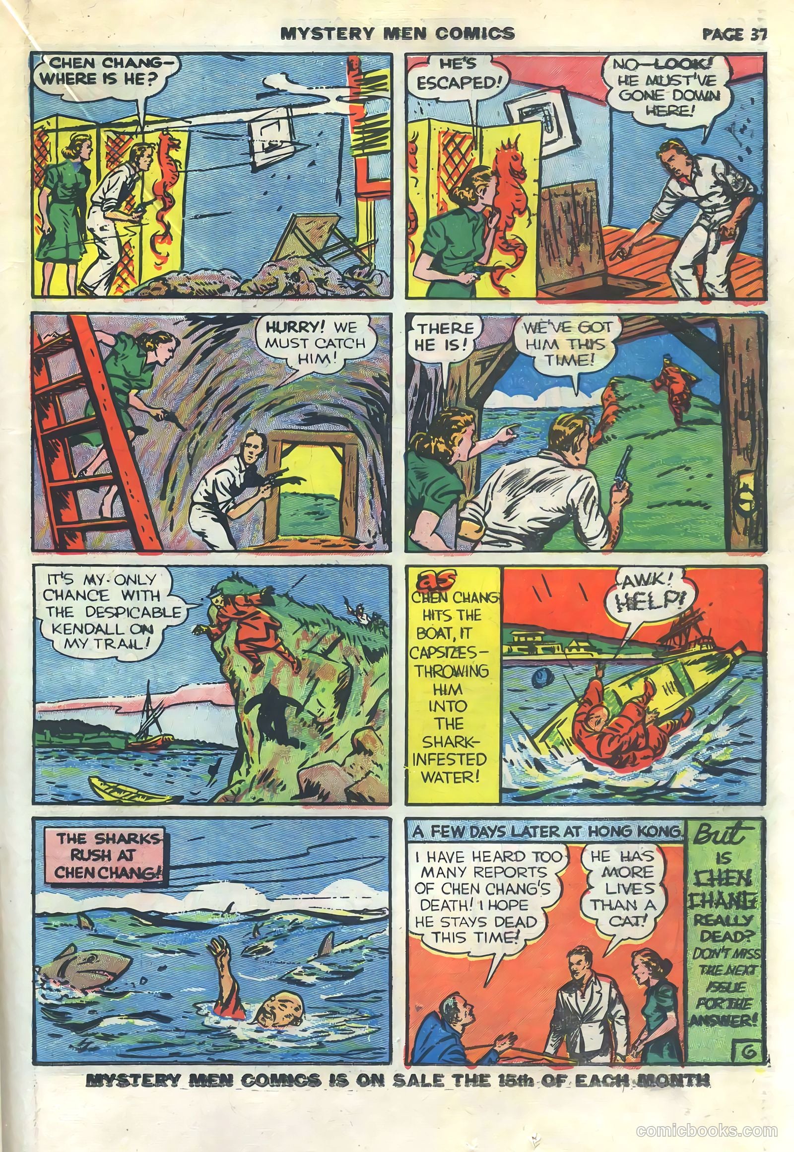 Mystery Men Comics #15 (1940) — page 39 of 68