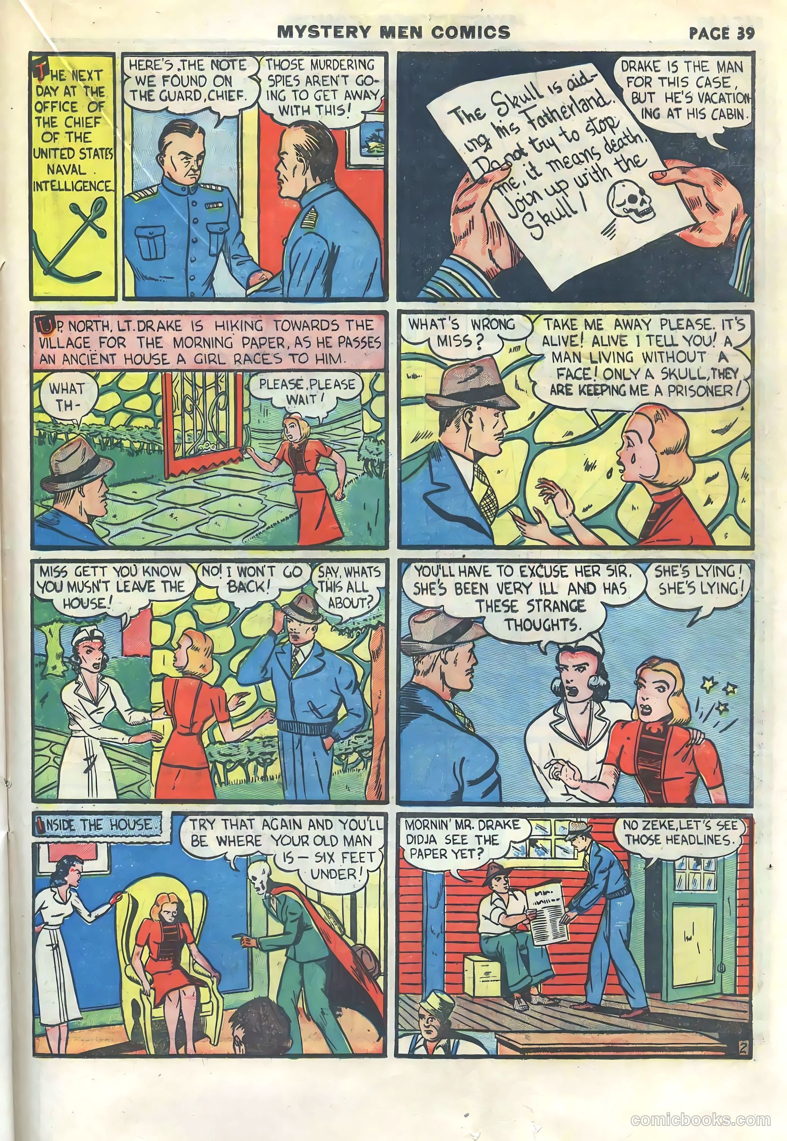 Mystery Men Comics #15 (1940) — page 41 of 68