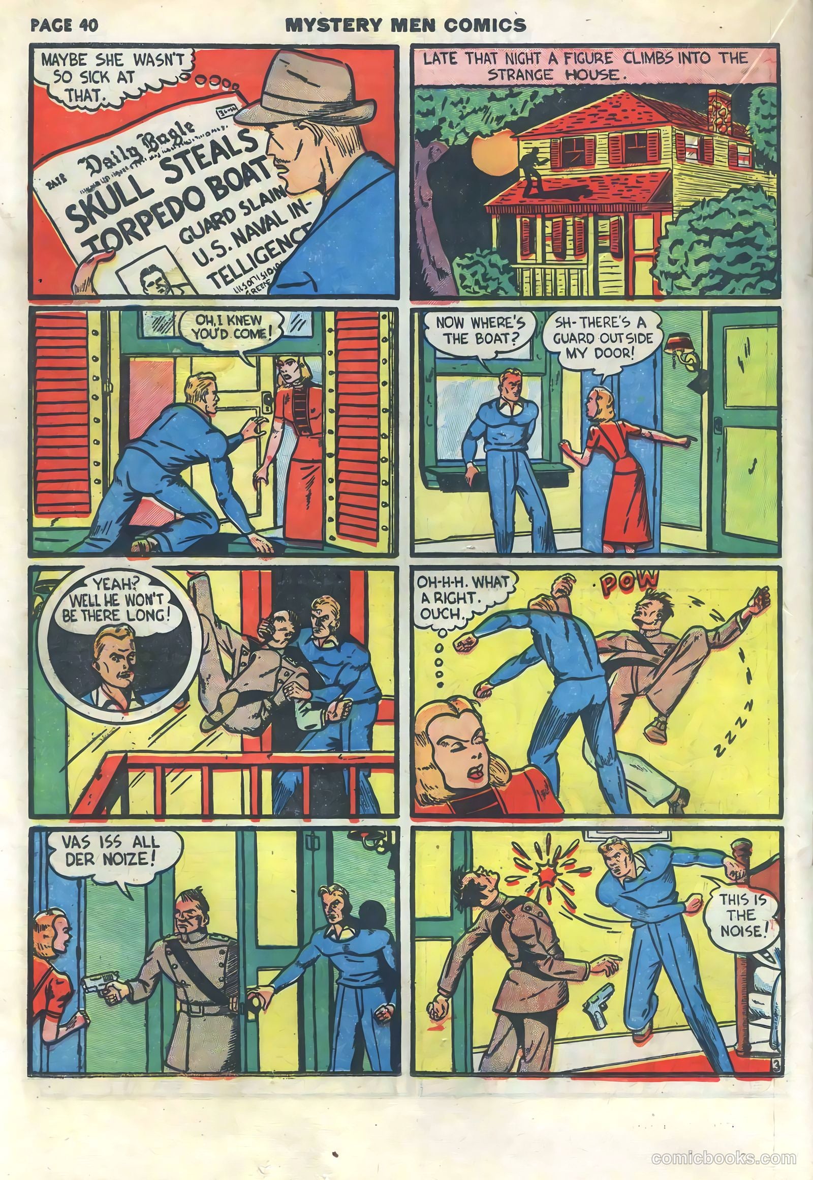 Mystery Men Comics #15 (1940) — page 42 of 68