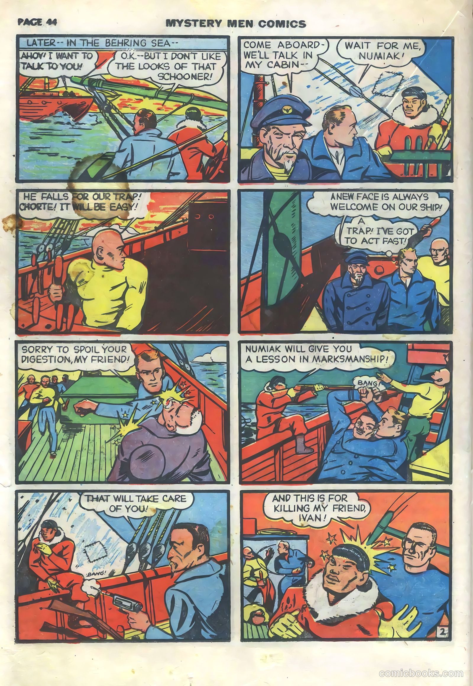 Mystery Men Comics #15 (1940) — page 46 of 68
