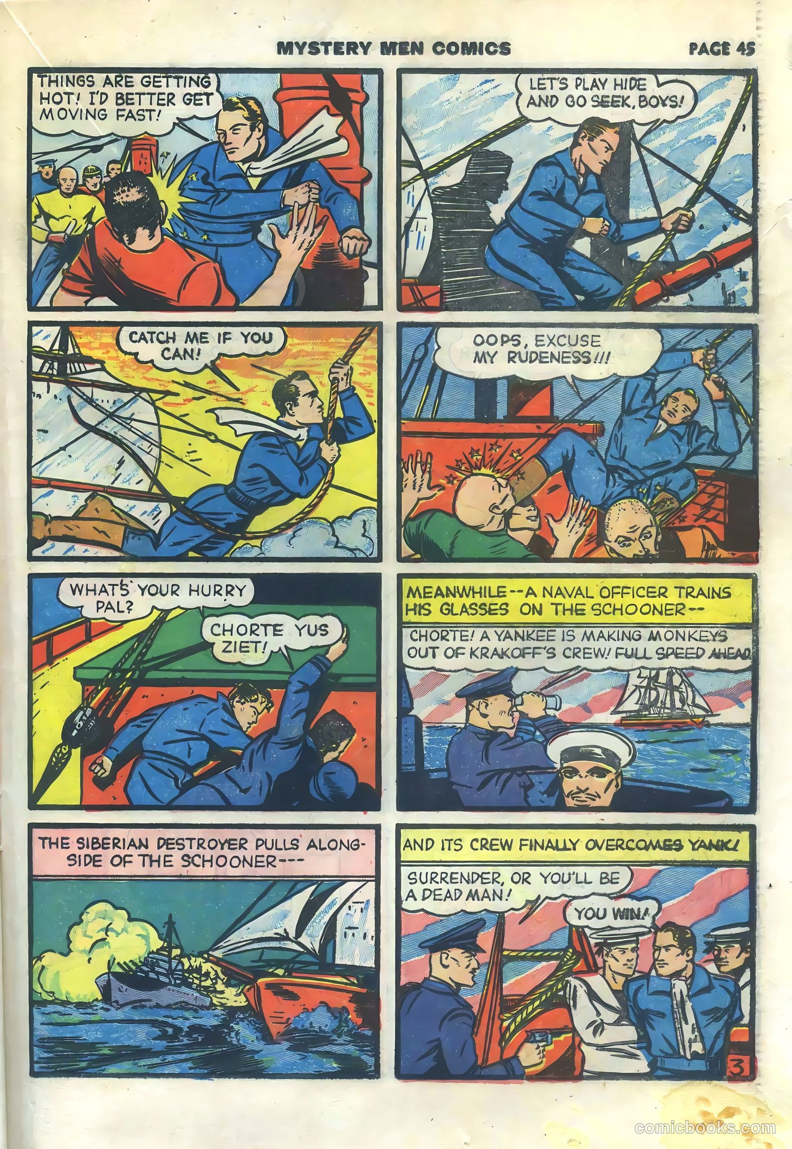 Mystery Men Comics #15 (1940) — page 47 of 68