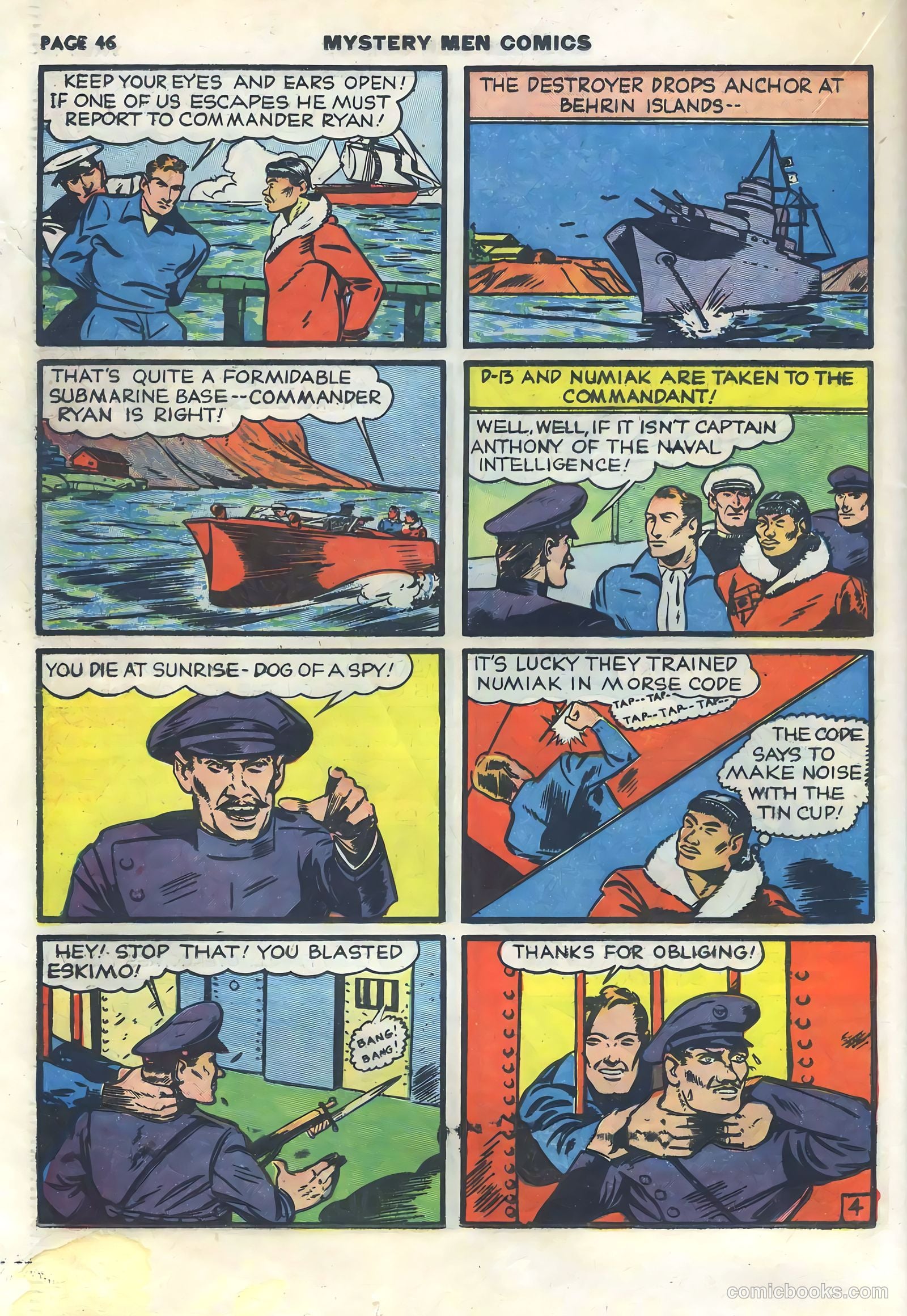 Mystery Men Comics #15 (1940) — page 48 of 68