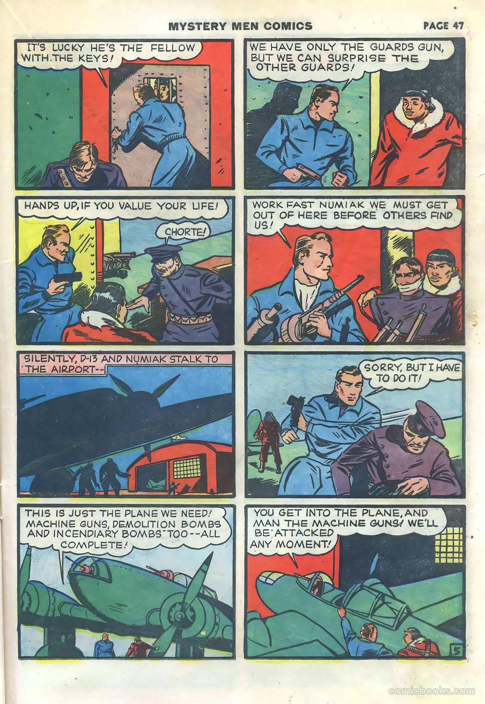 Mystery Men Comics #15 (1940) — page 49 of 68