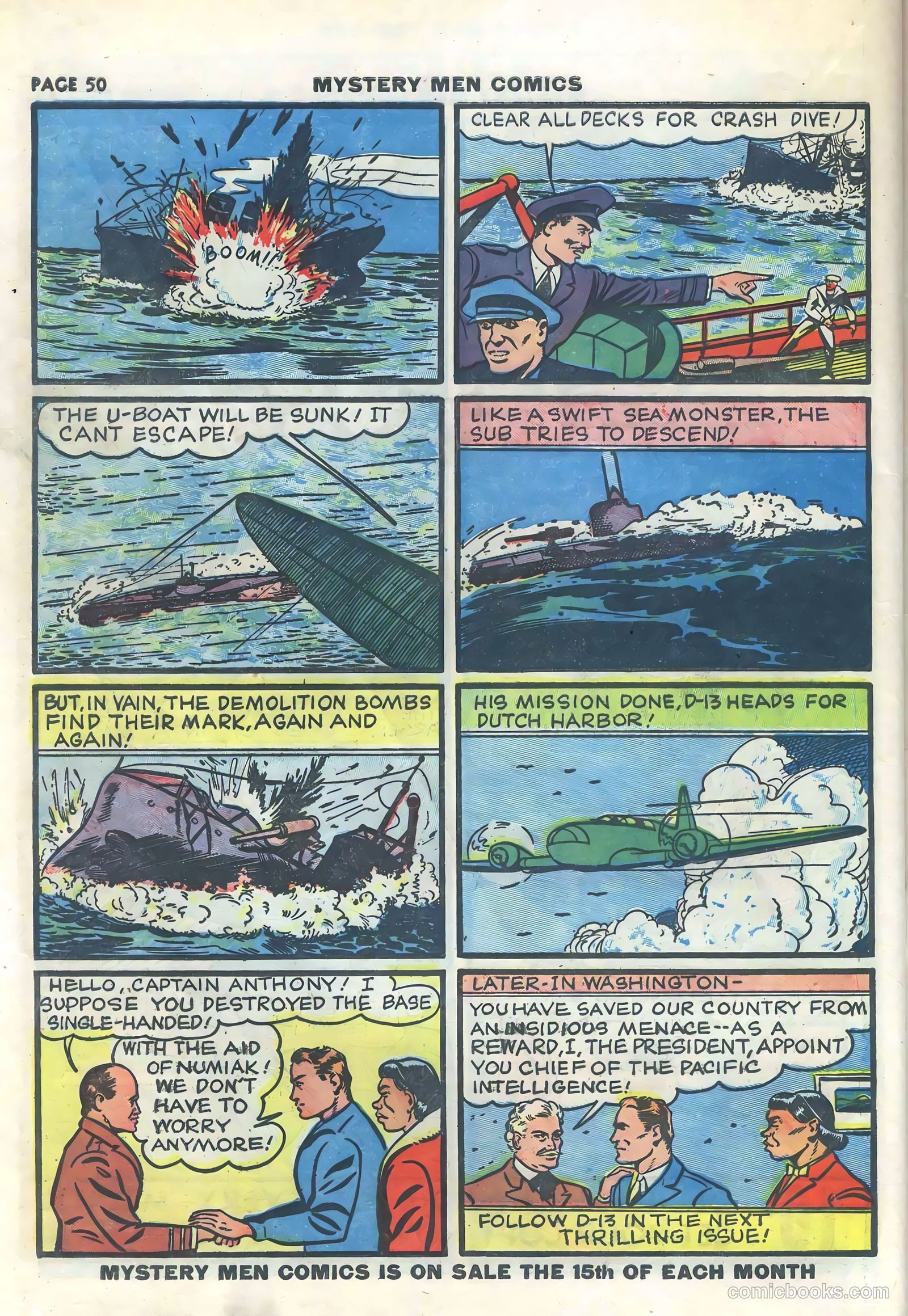 Mystery Men Comics #15 (1940) — page 52 of 68