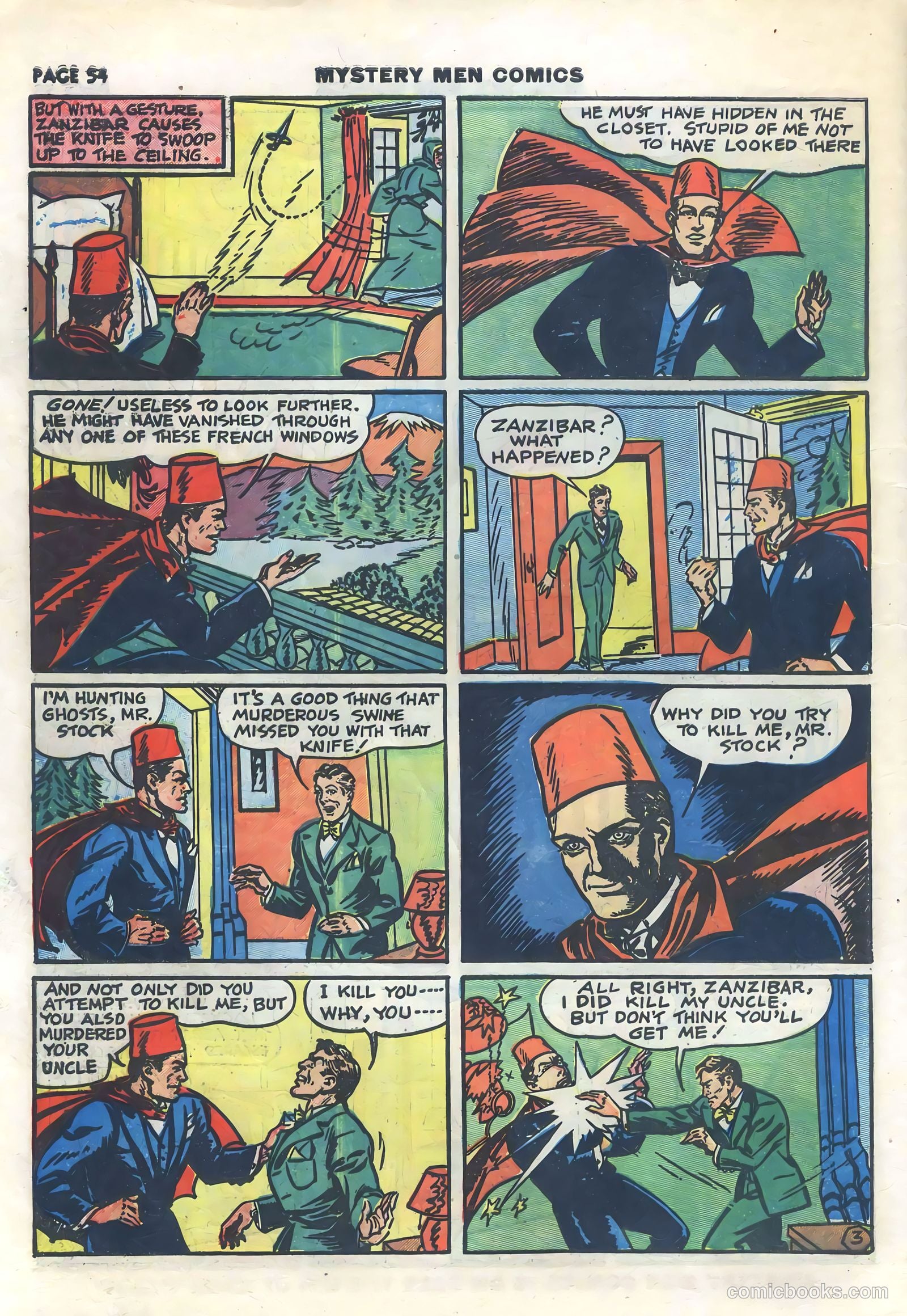 Mystery Men Comics #15 (1940) — page 56 of 68