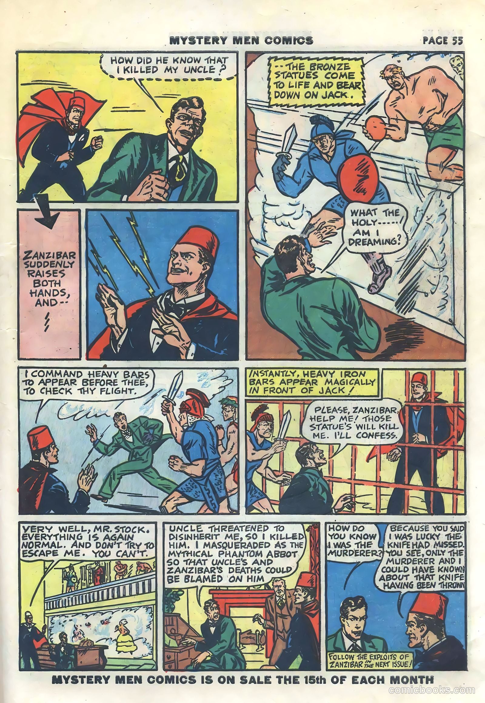 Mystery Men Comics #15 (1940) — page 57 of 68