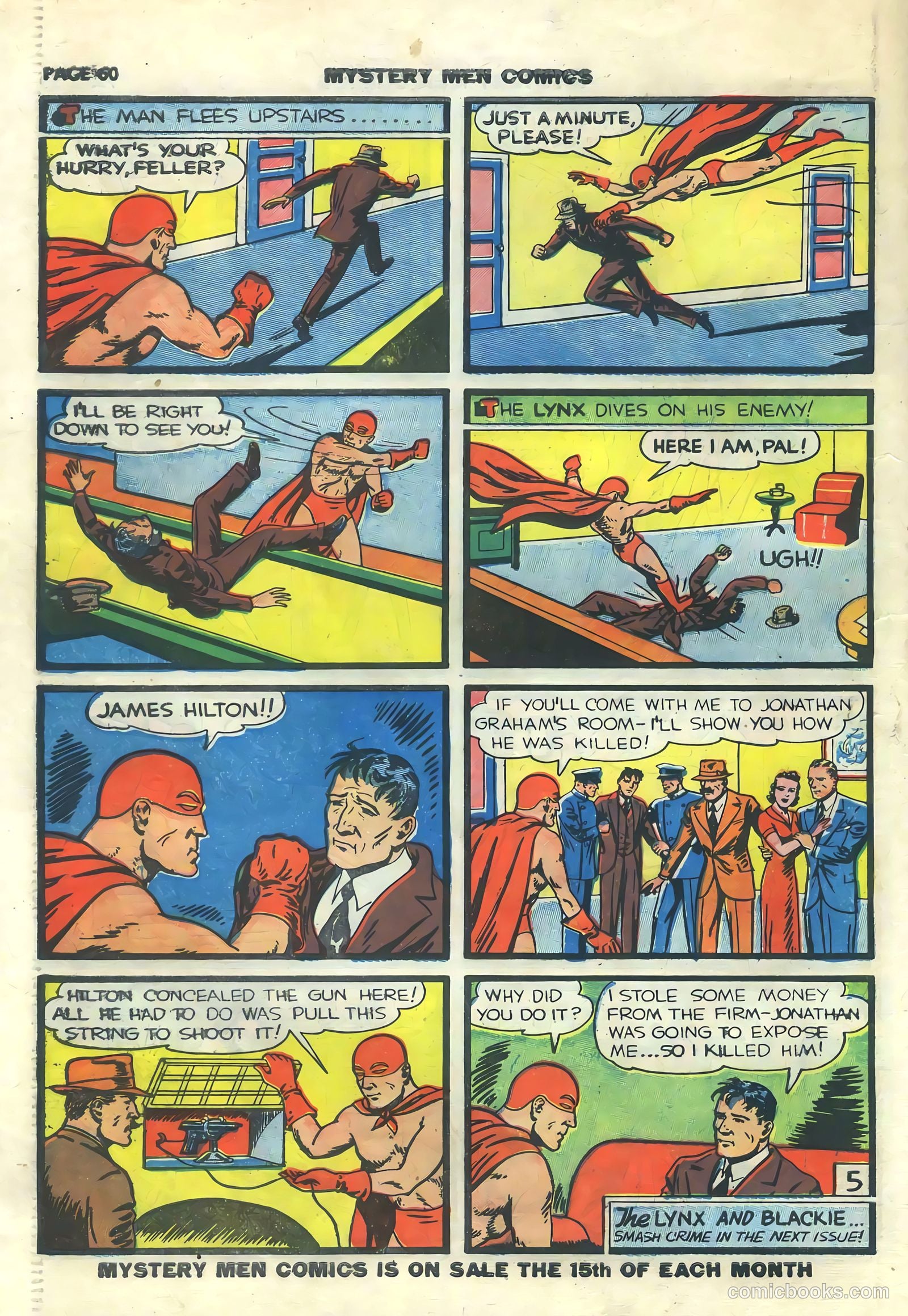 Mystery Men Comics #15 (1940) — page 62 of 68