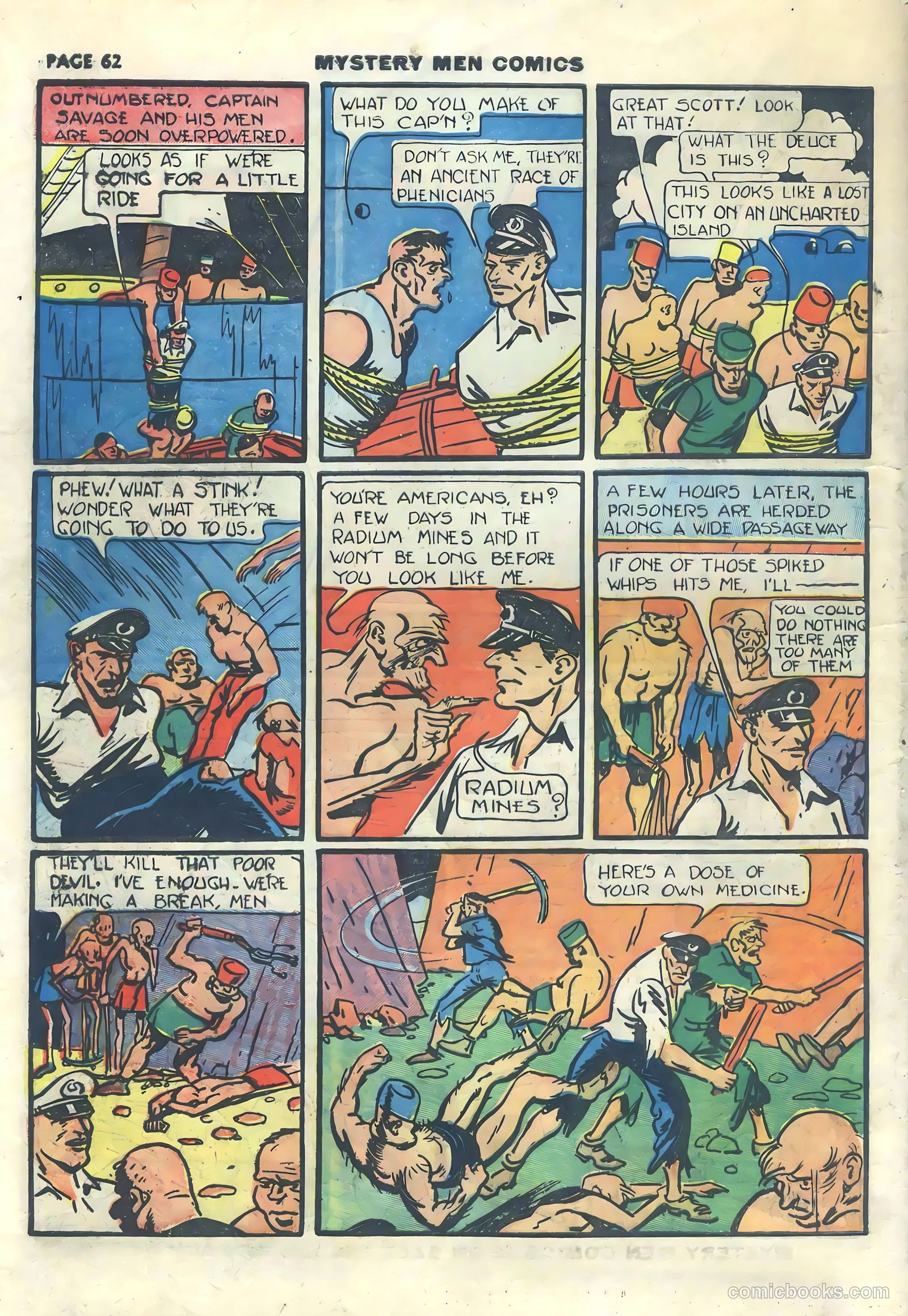 Mystery Men Comics #15 (1940) — page 64 of 68