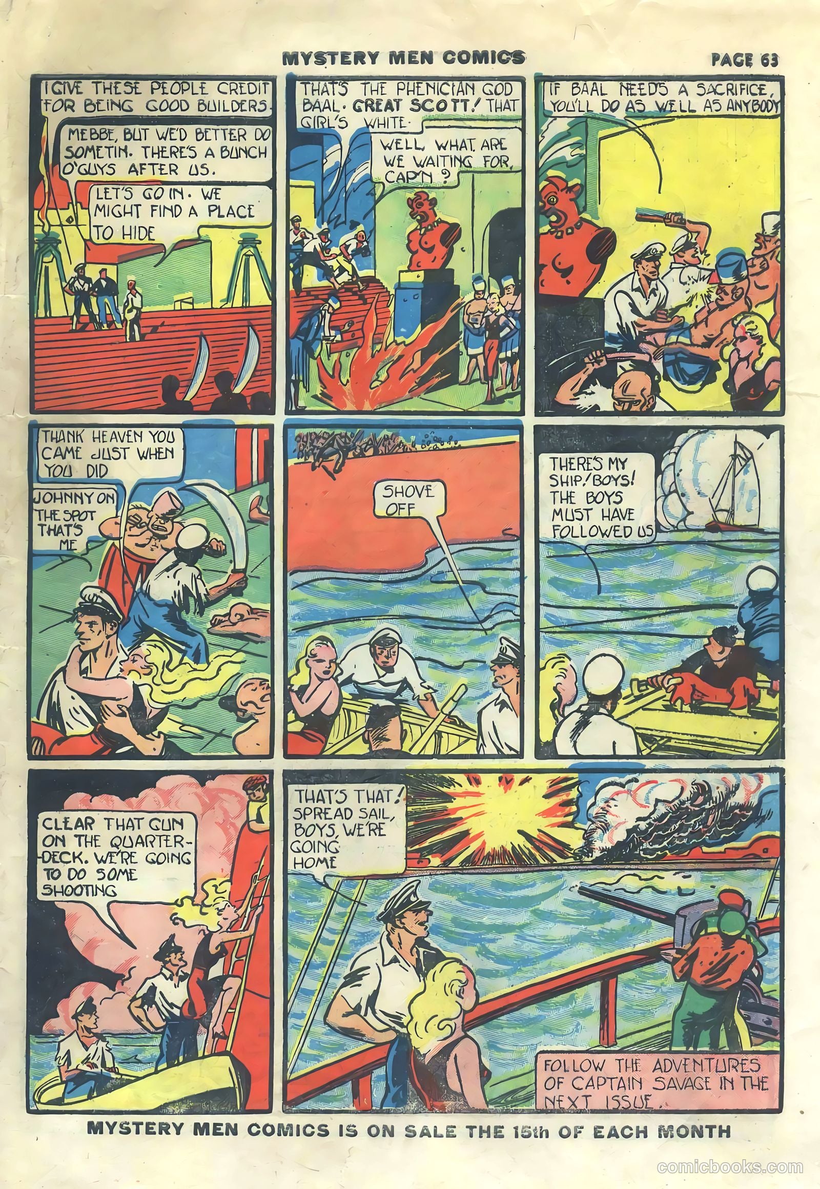 Mystery Men Comics #15 (1940) — page 65 of 68