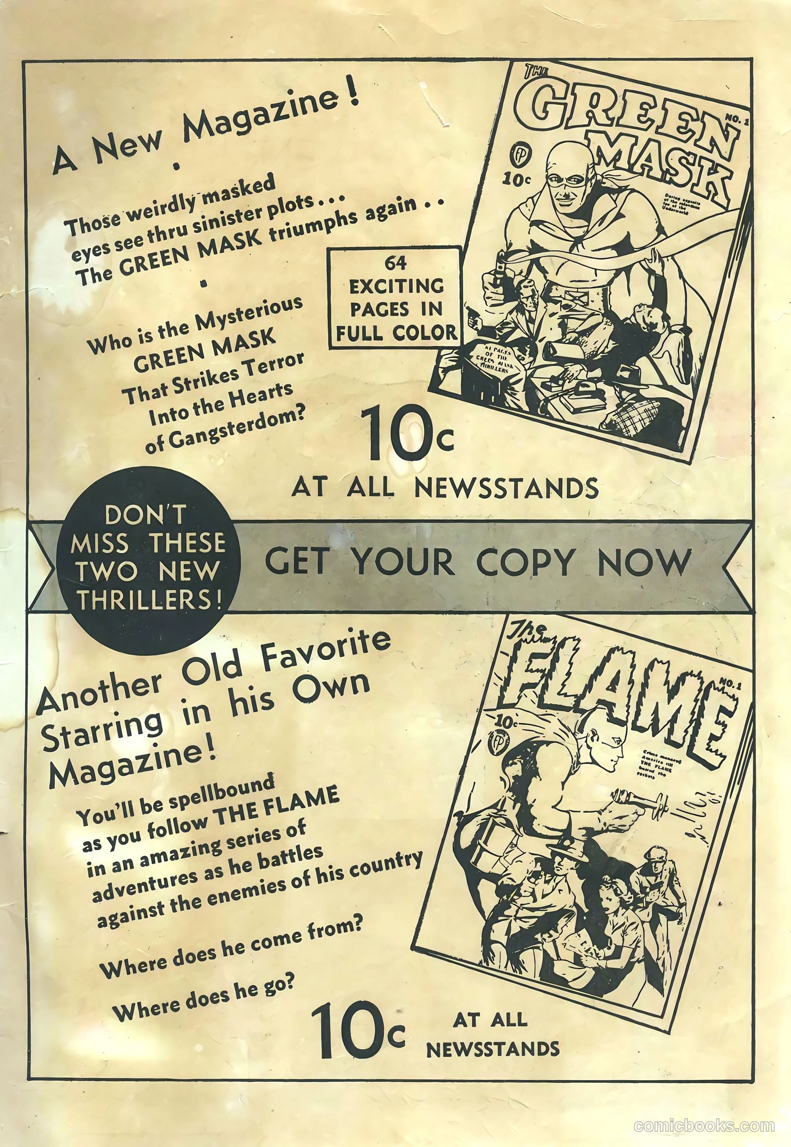 Mystery Men Comics #15 (1940) — page 67 of 68