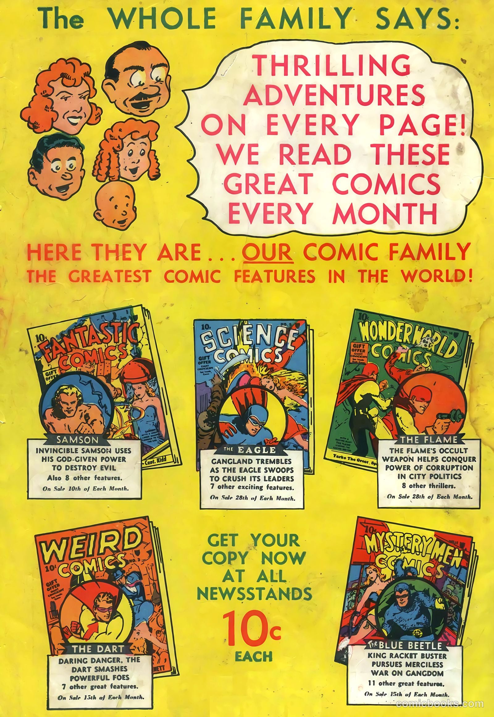 Mystery Men Comics #15 (1940) — page 68 of 68