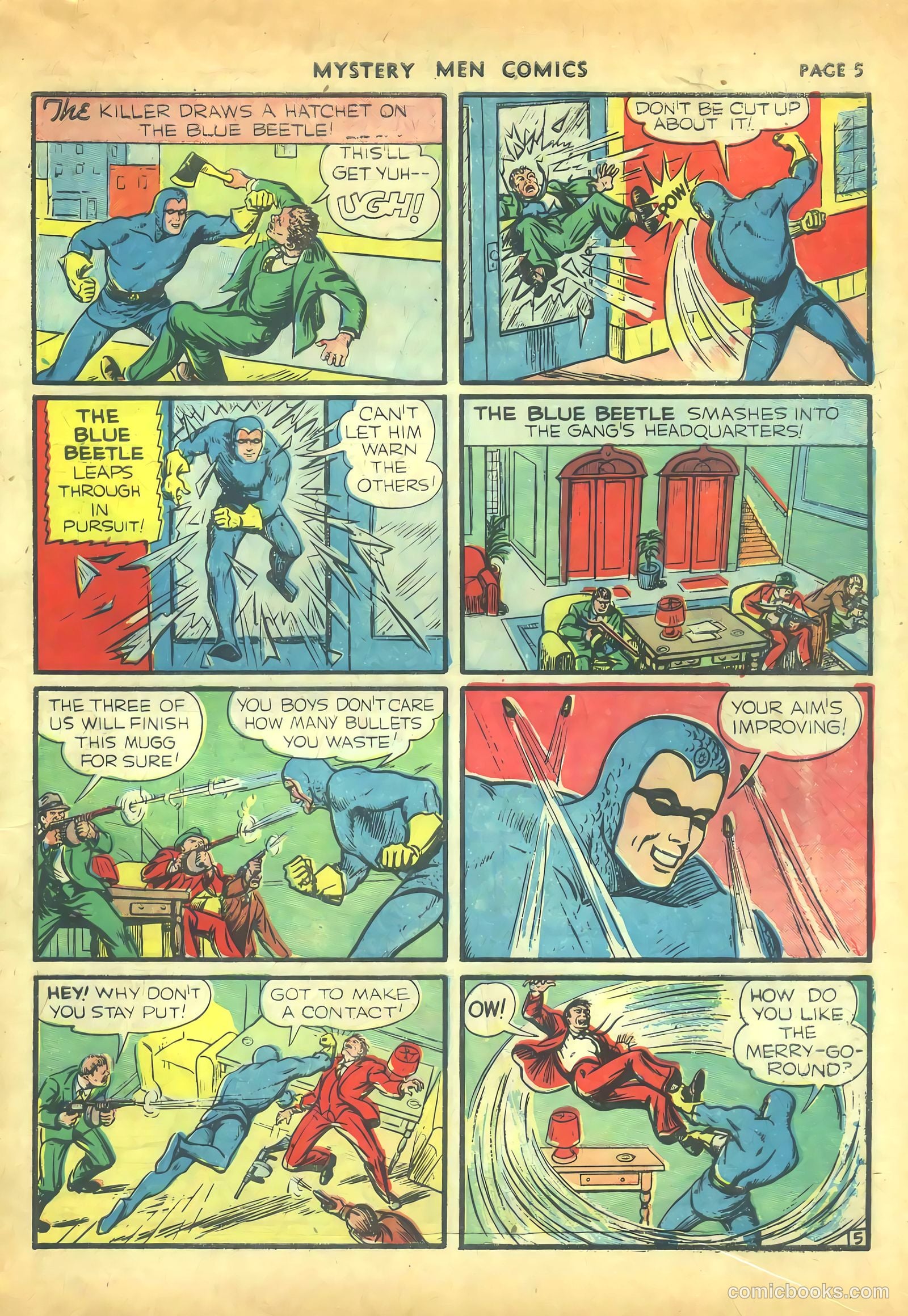 Mystery Men Comics #16 (1940) — page 7 of 68