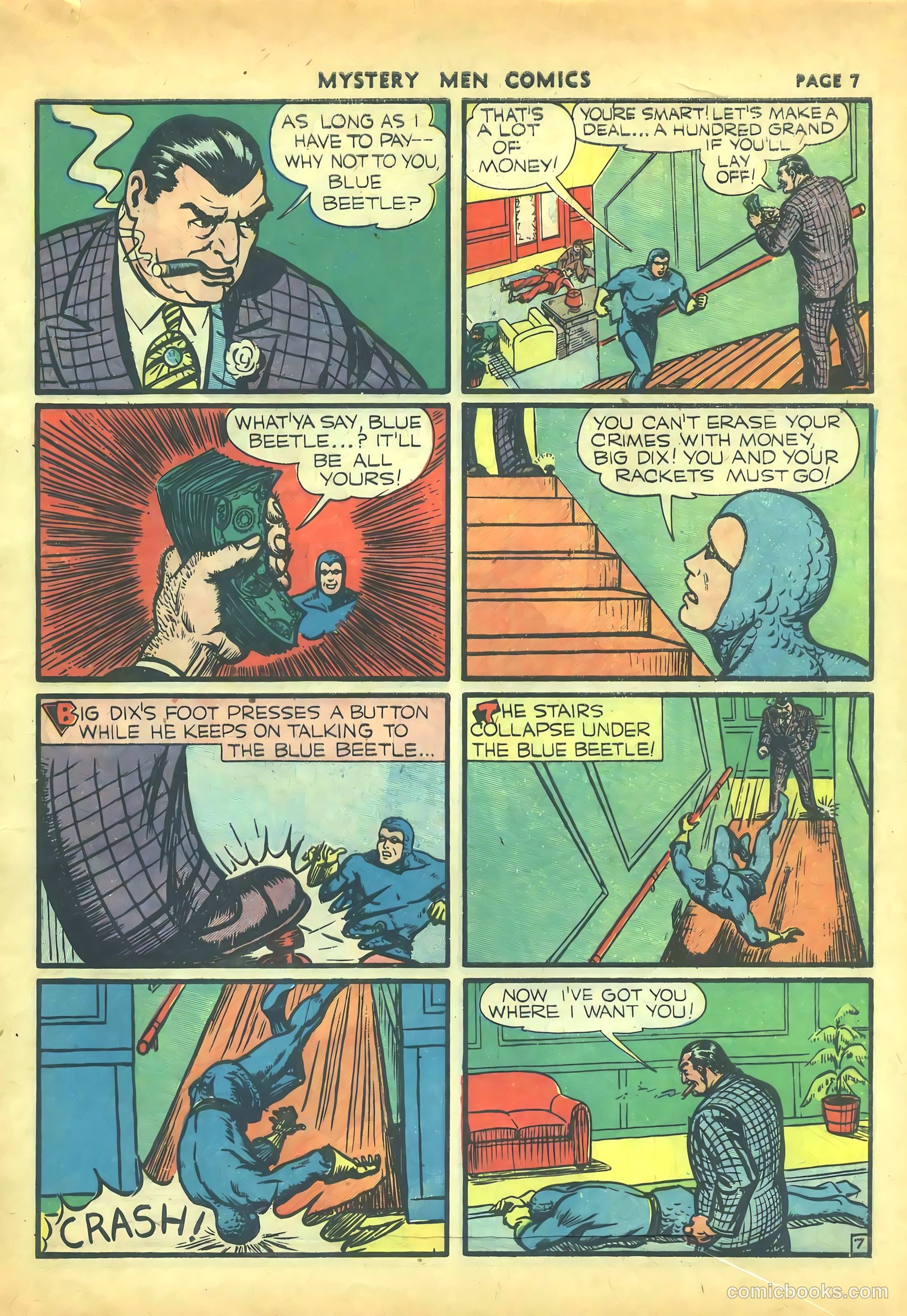 Mystery Men Comics #16 (1940) — page 9 of 68