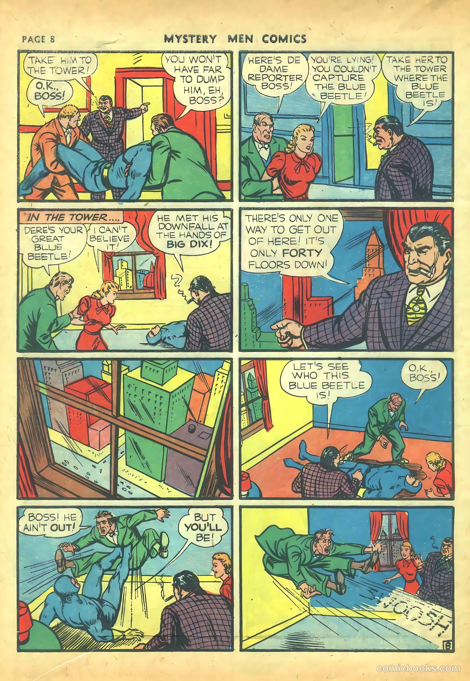 Mystery Men Comics #16 (1940) — page 10 of 68
