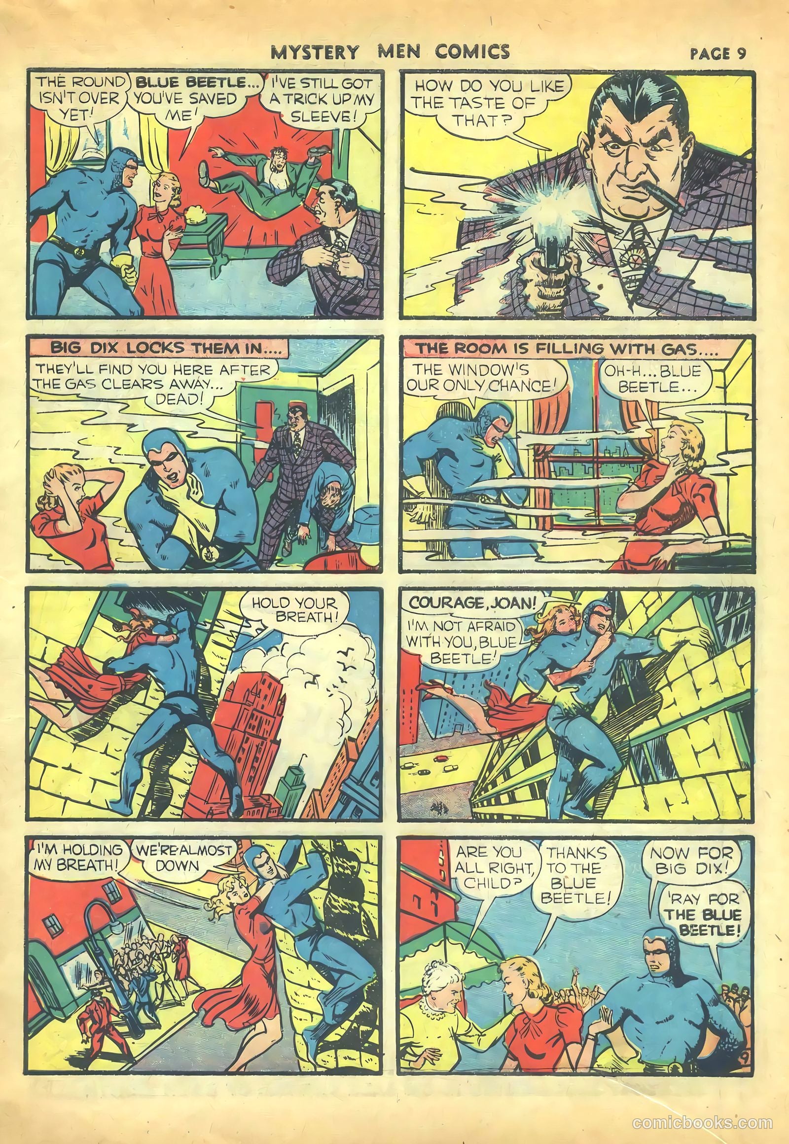 Mystery Men Comics #16 (1940) — page 11 of 68