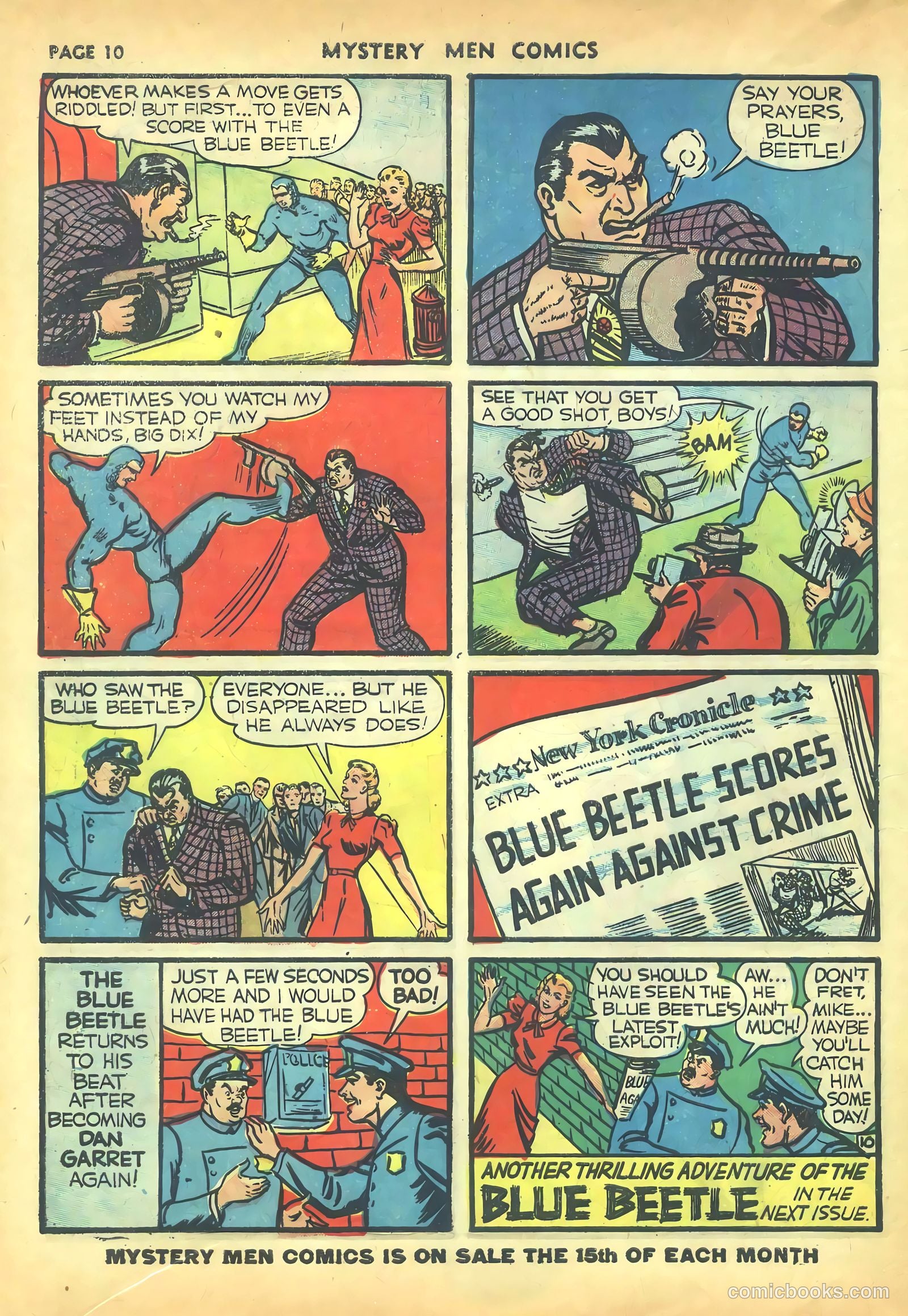 Mystery Men Comics #16 (1940) — page 12 of 68