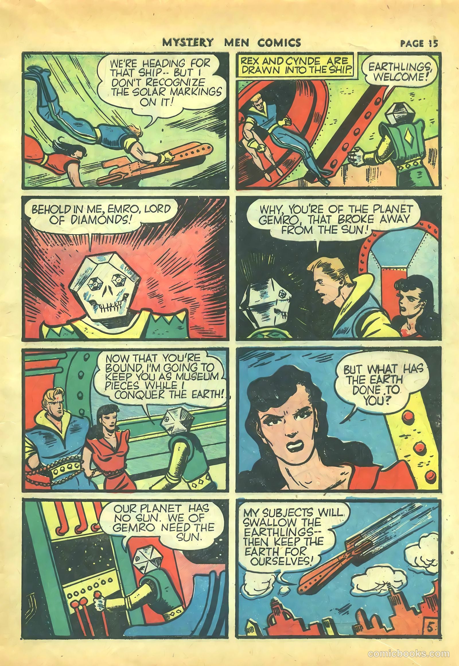 Mystery Men Comics #16 (1940) — page 17 of 68