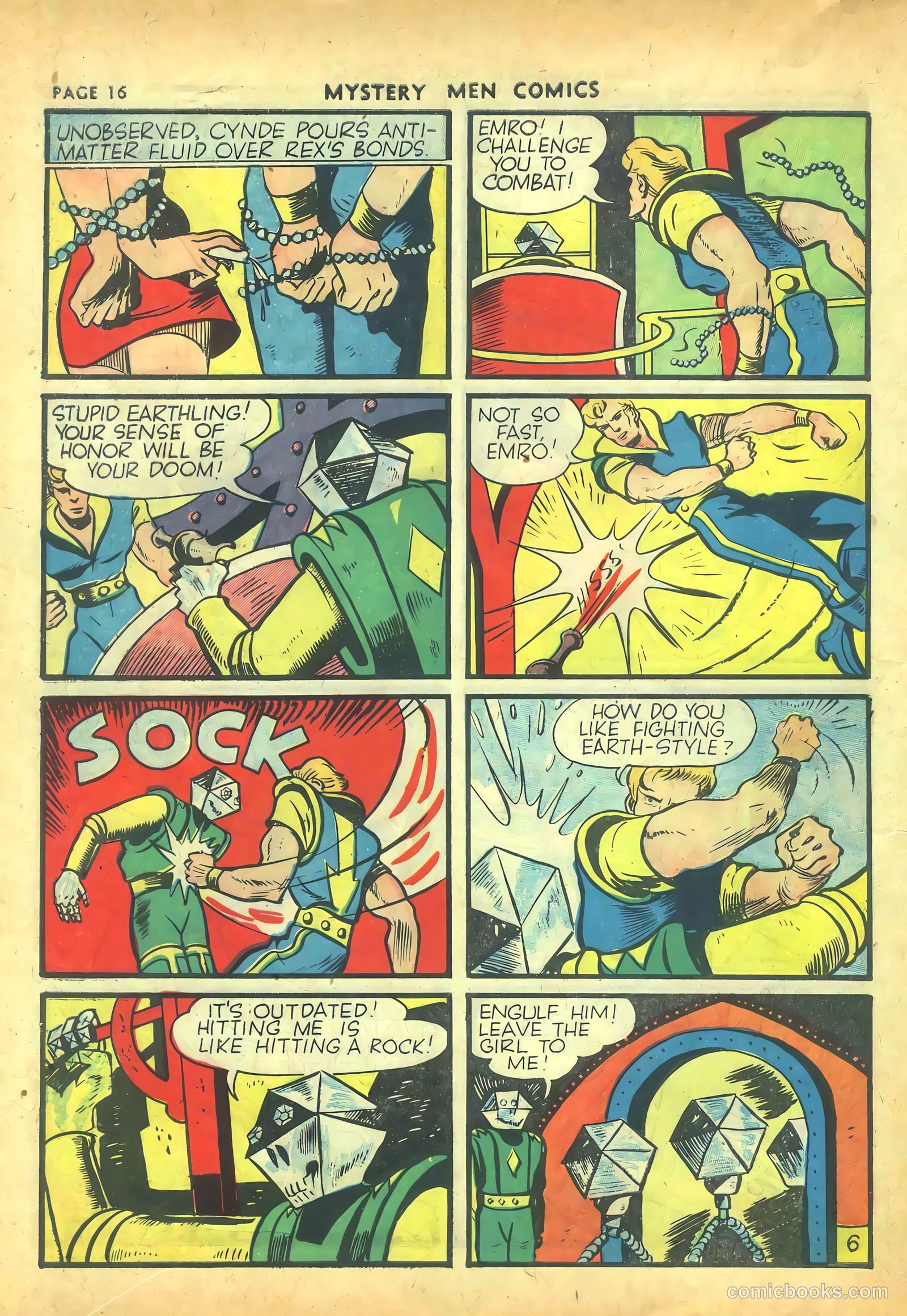 Mystery Men Comics #16 (1940) — page 18 of 68