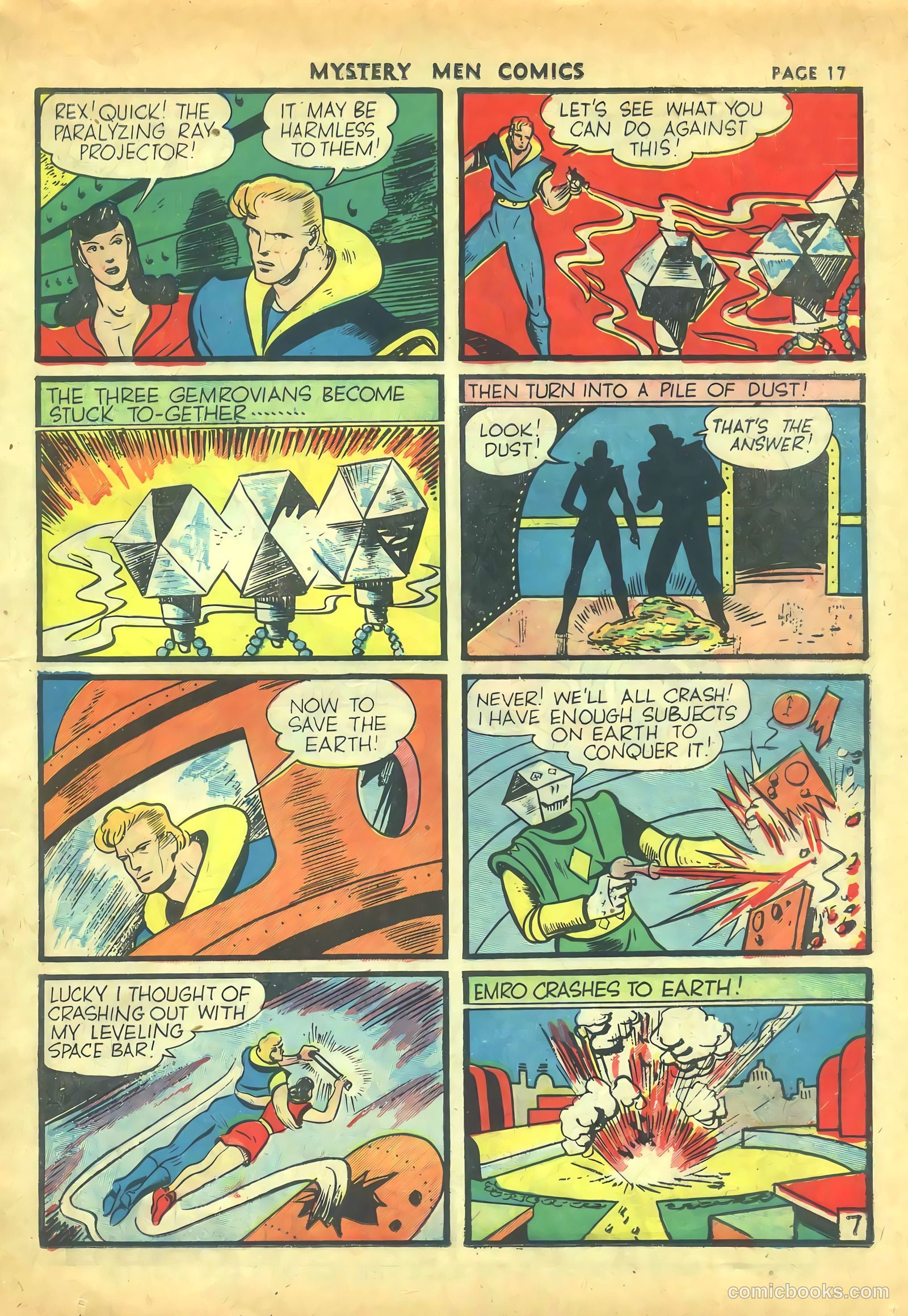 Mystery Men Comics #16 (1940) — page 19 of 68
