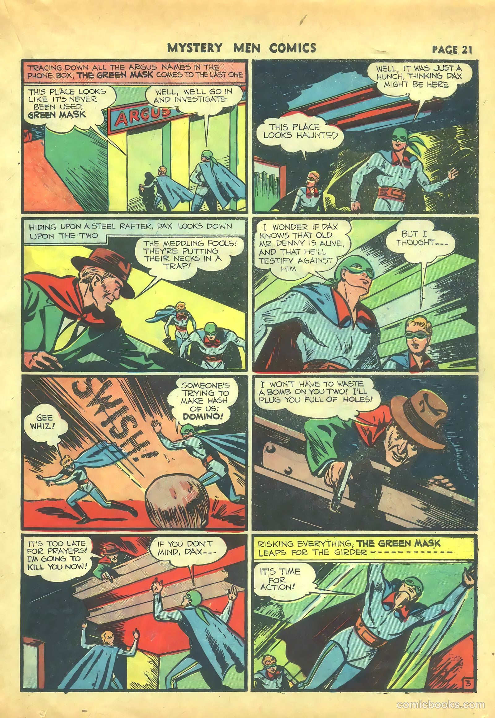 Mystery Men Comics #16 (1940) — page 23 of 68