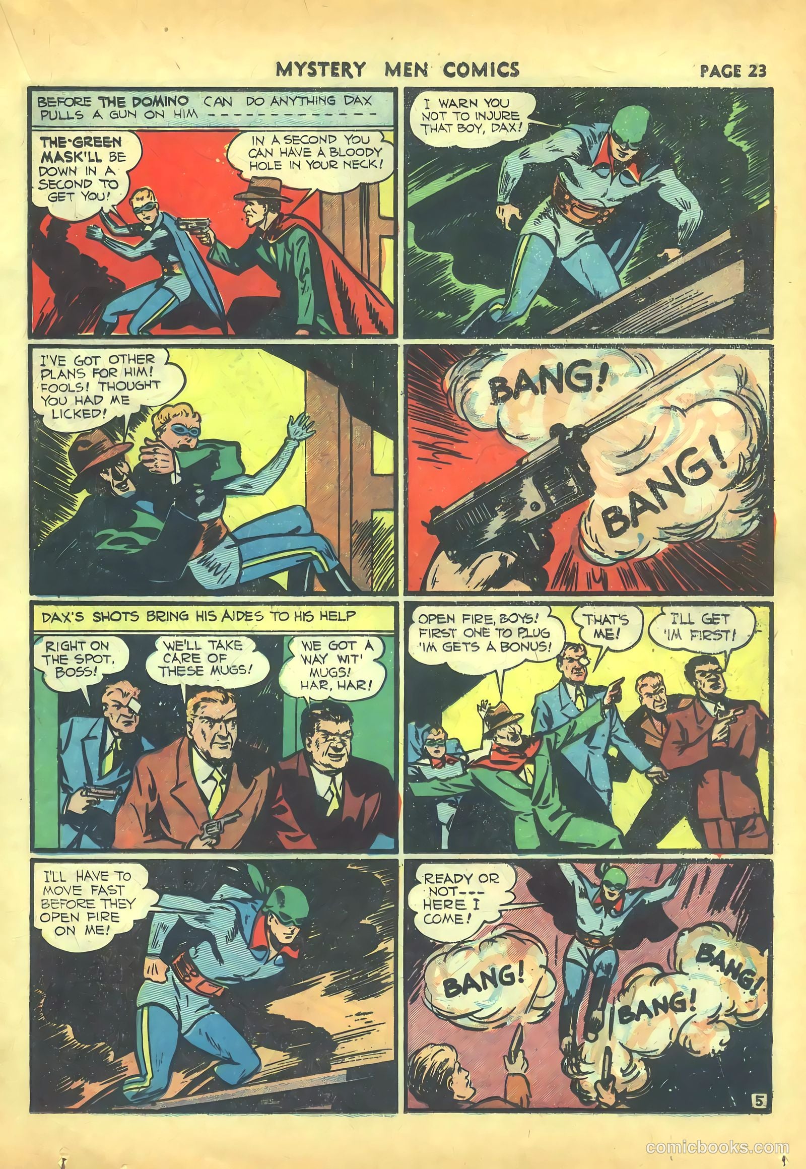 Mystery Men Comics #16 (1940) — page 25 of 68