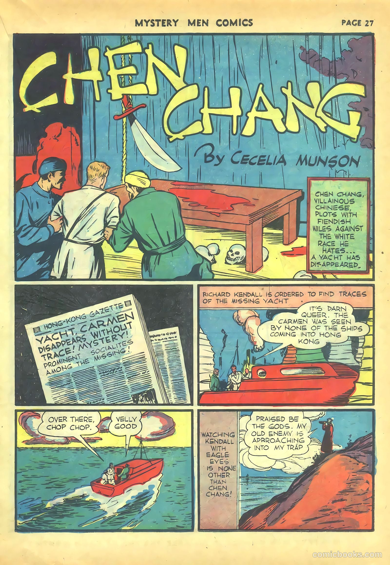 Mystery Men Comics #16 (1940) — page 29 of 68