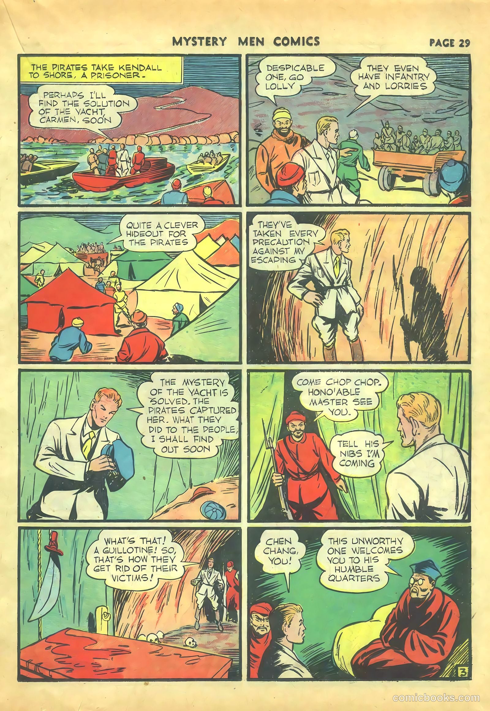 Mystery Men Comics #16 (1940) — page 31 of 68