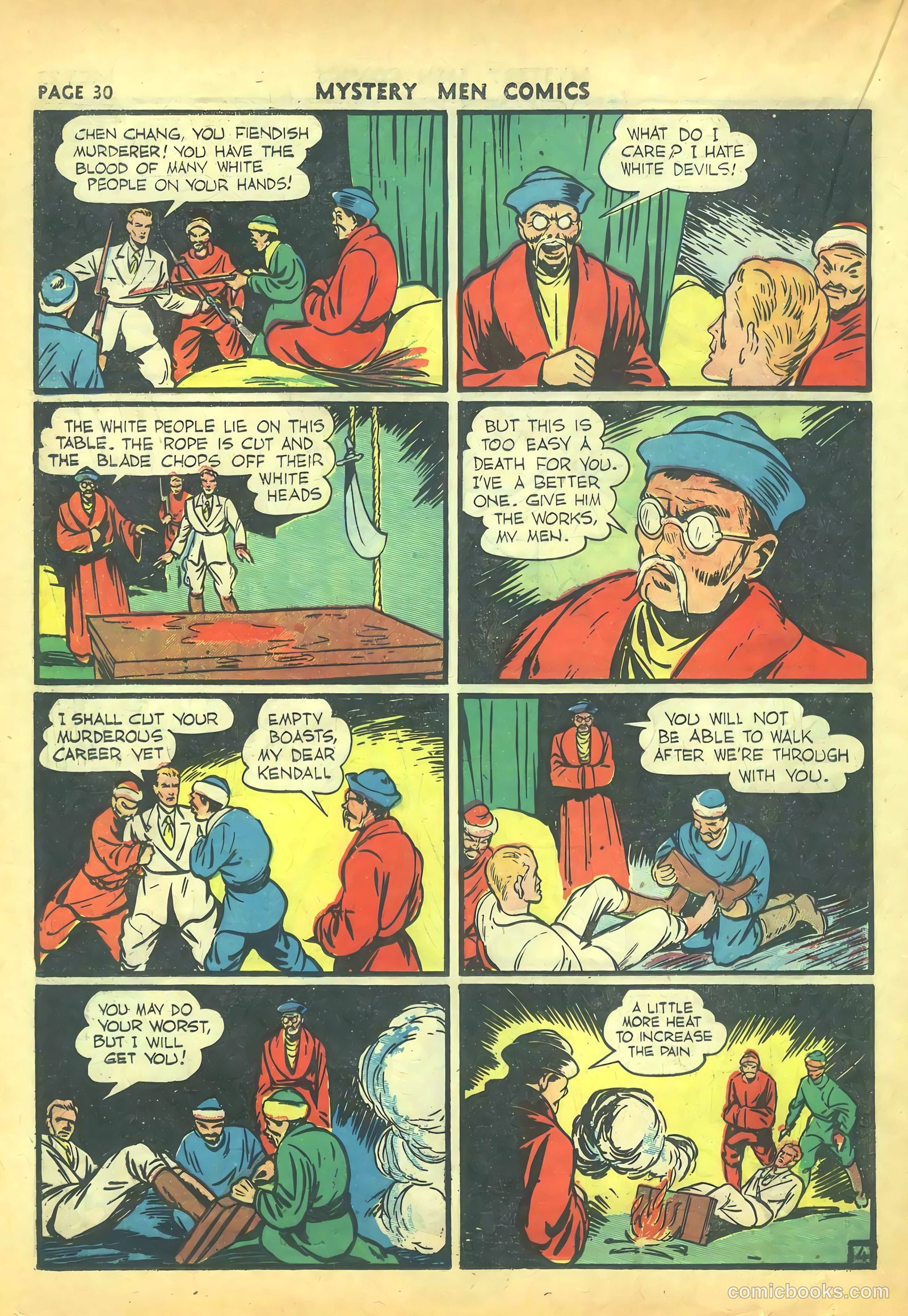 Mystery Men Comics #16 (1940) — page 32 of 68