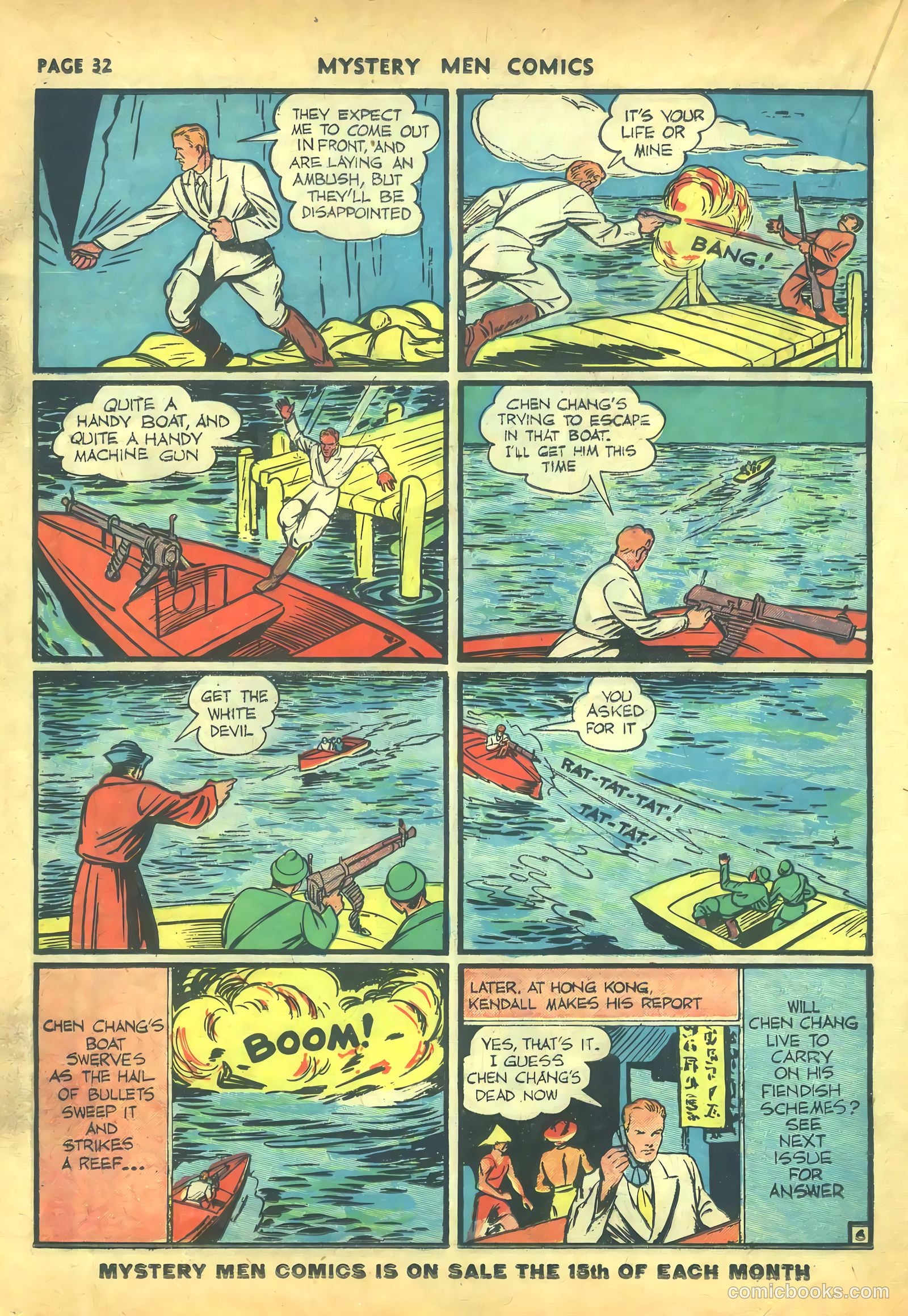 Mystery Men Comics #16 (1940) — page 34 of 68
