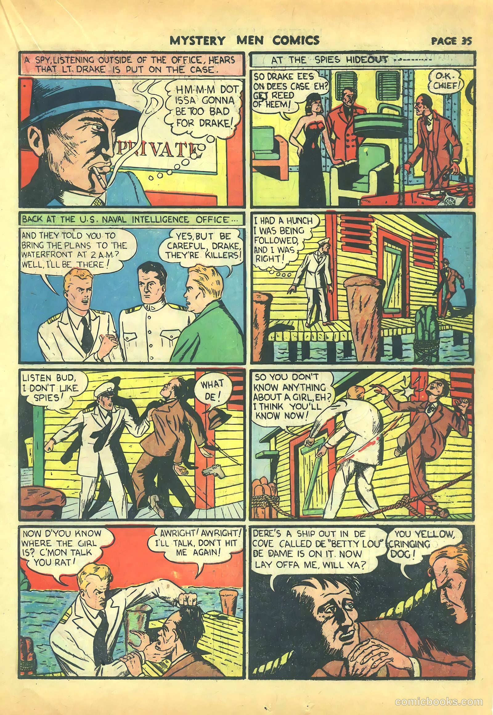Mystery Men Comics #16 (1940) — page 37 of 68