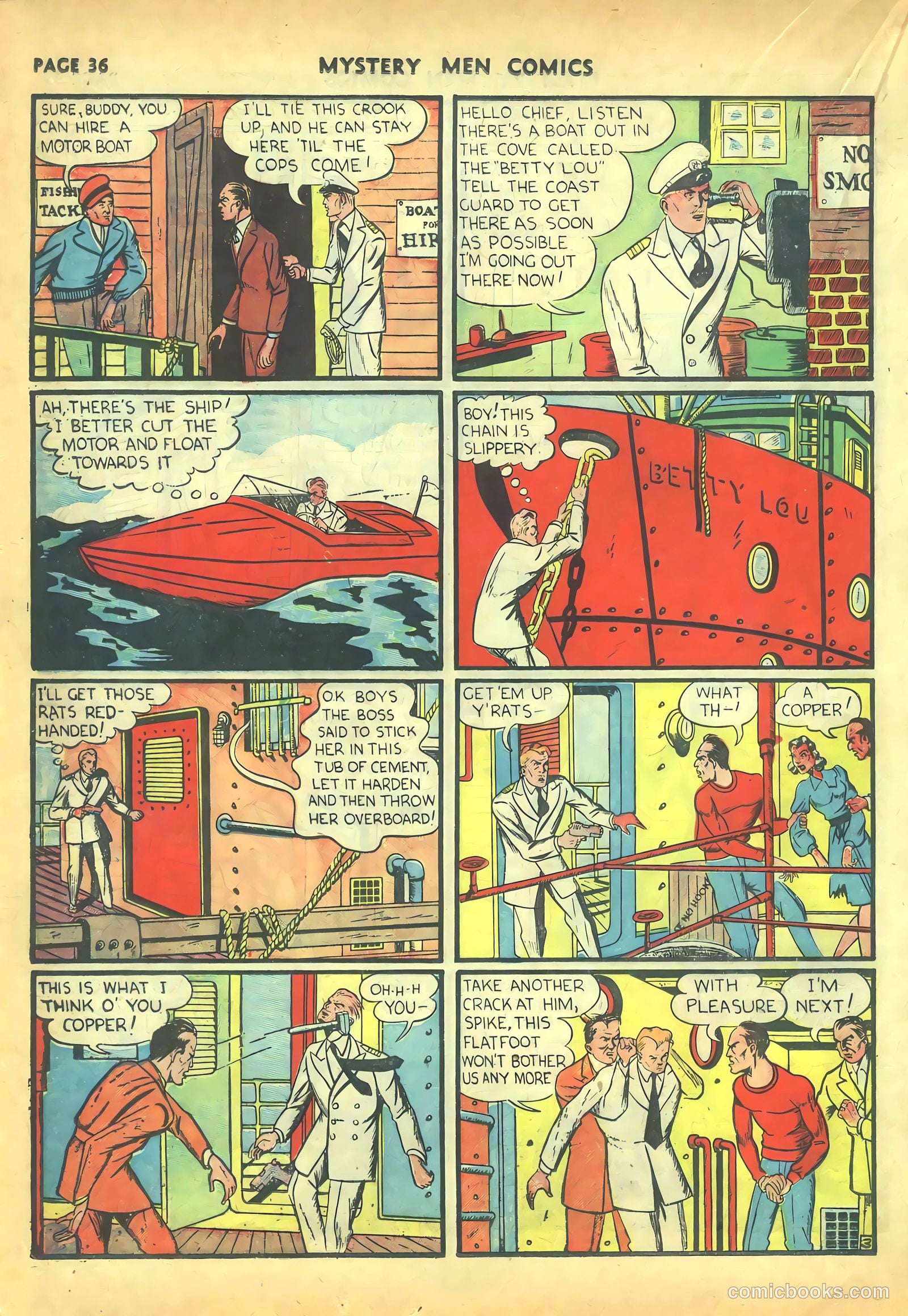 Mystery Men Comics #16 (1940) — page 38 of 68