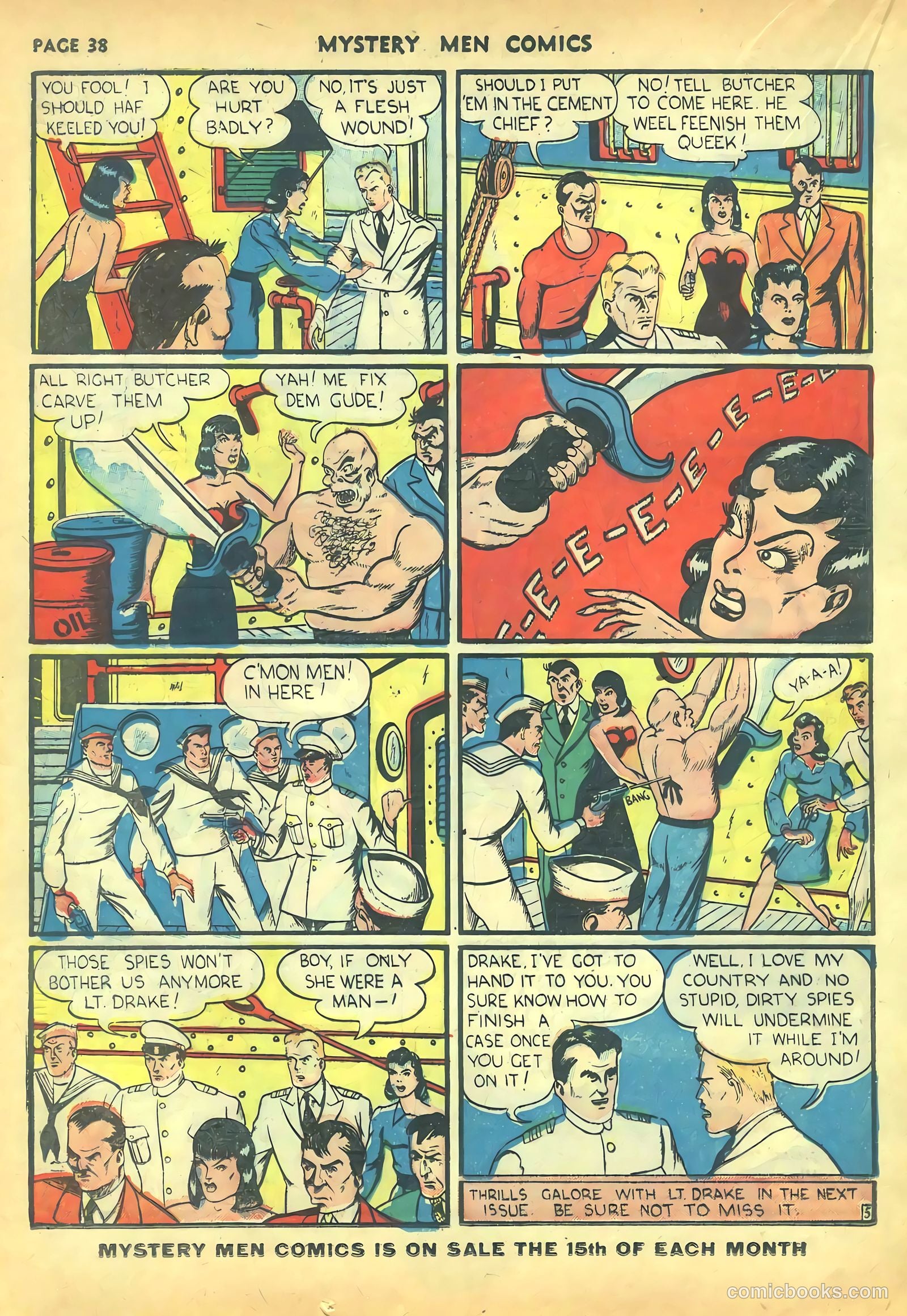 Mystery Men Comics #16 (1940) — page 40 of 68