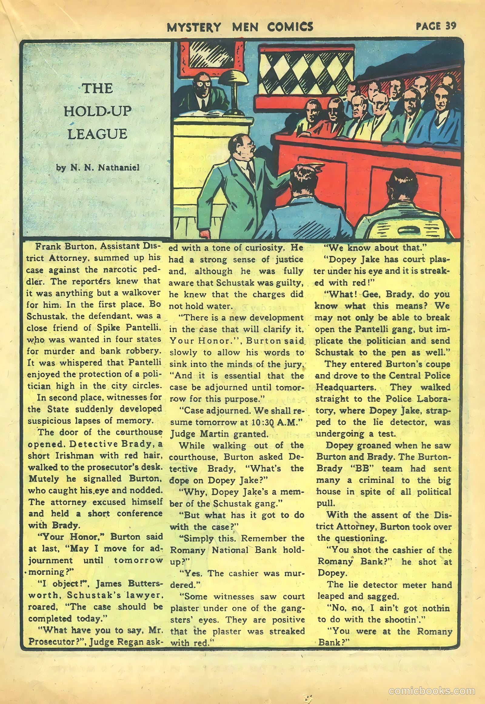 Mystery Men Comics #16 (1940) — page 41 of 68
