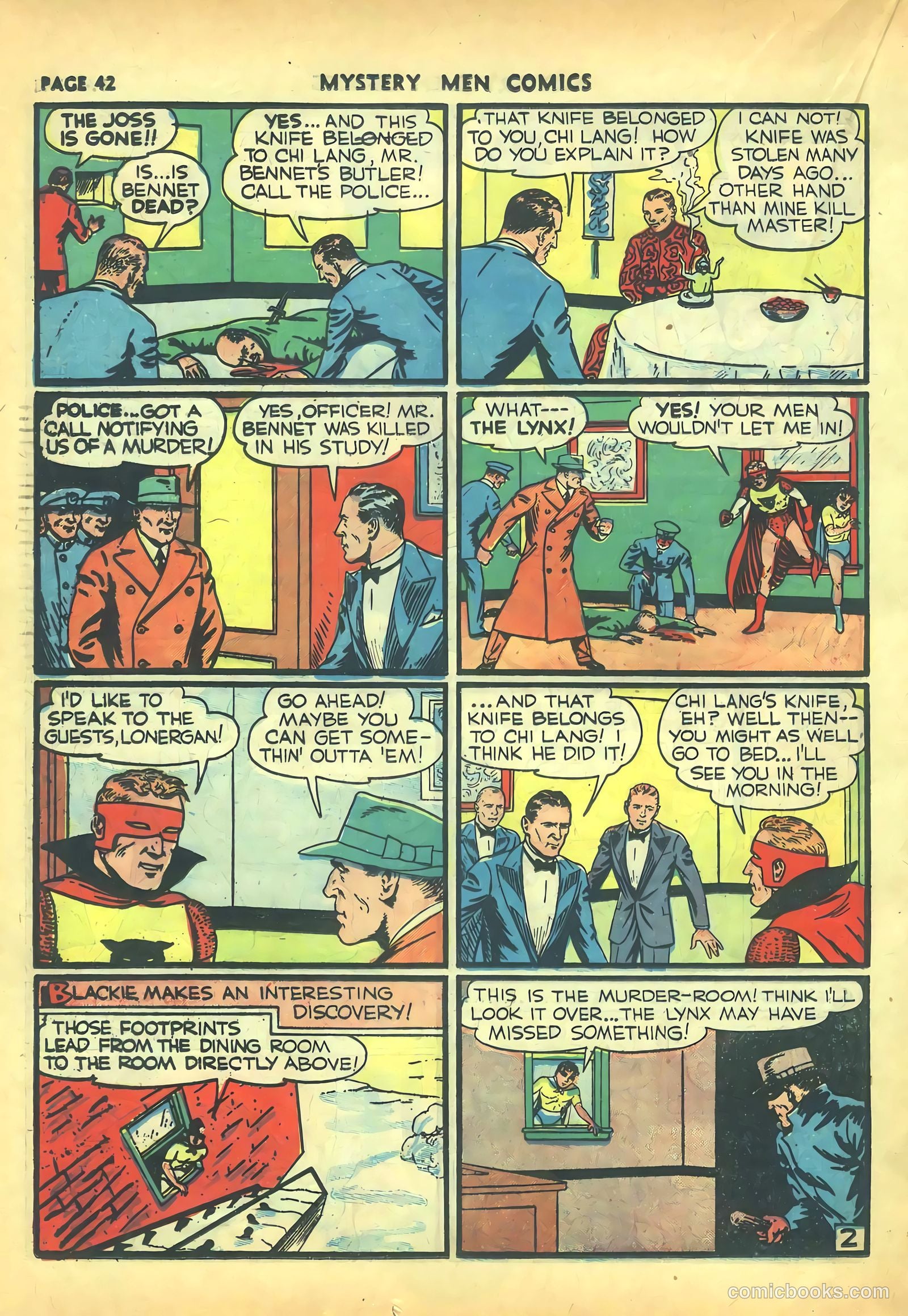 Mystery Men Comics #16 (1940) — page 44 of 68