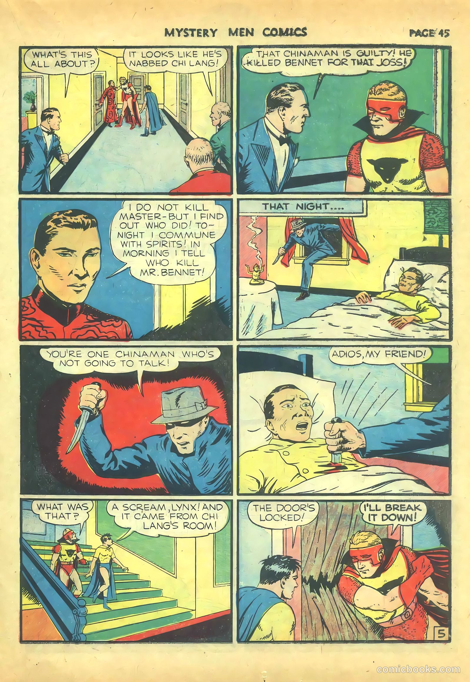 Mystery Men Comics #16 (1940) — page 47 of 68