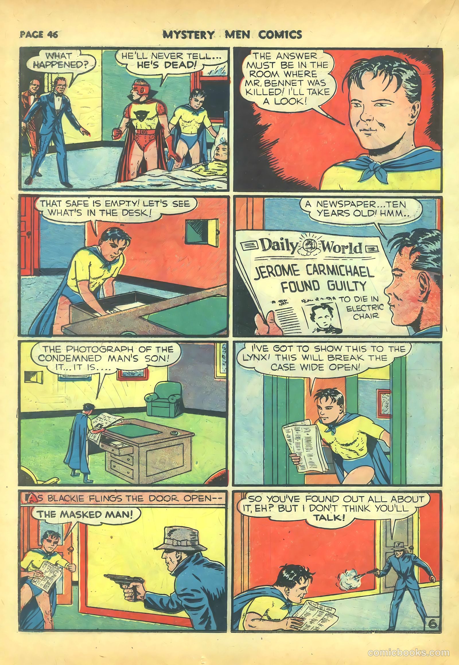 Mystery Men Comics #16 (1940) — page 48 of 68