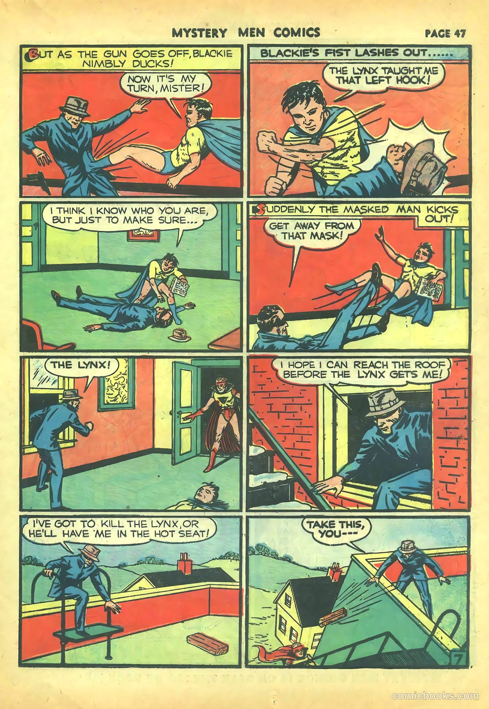 Mystery Men Comics #16 (1940) — page 49 of 68