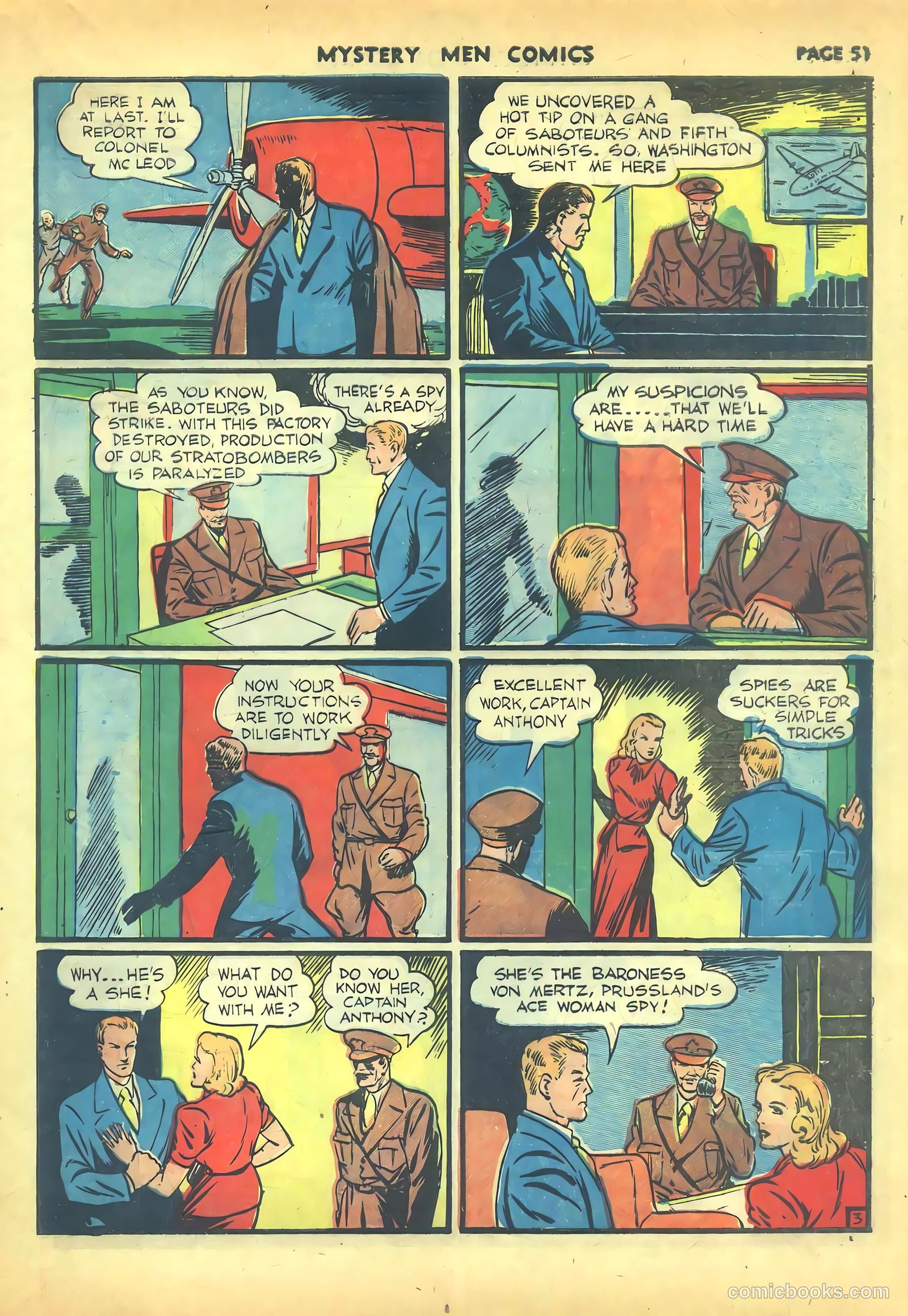 Mystery Men Comics #16 (1940) — page 53 of 68
